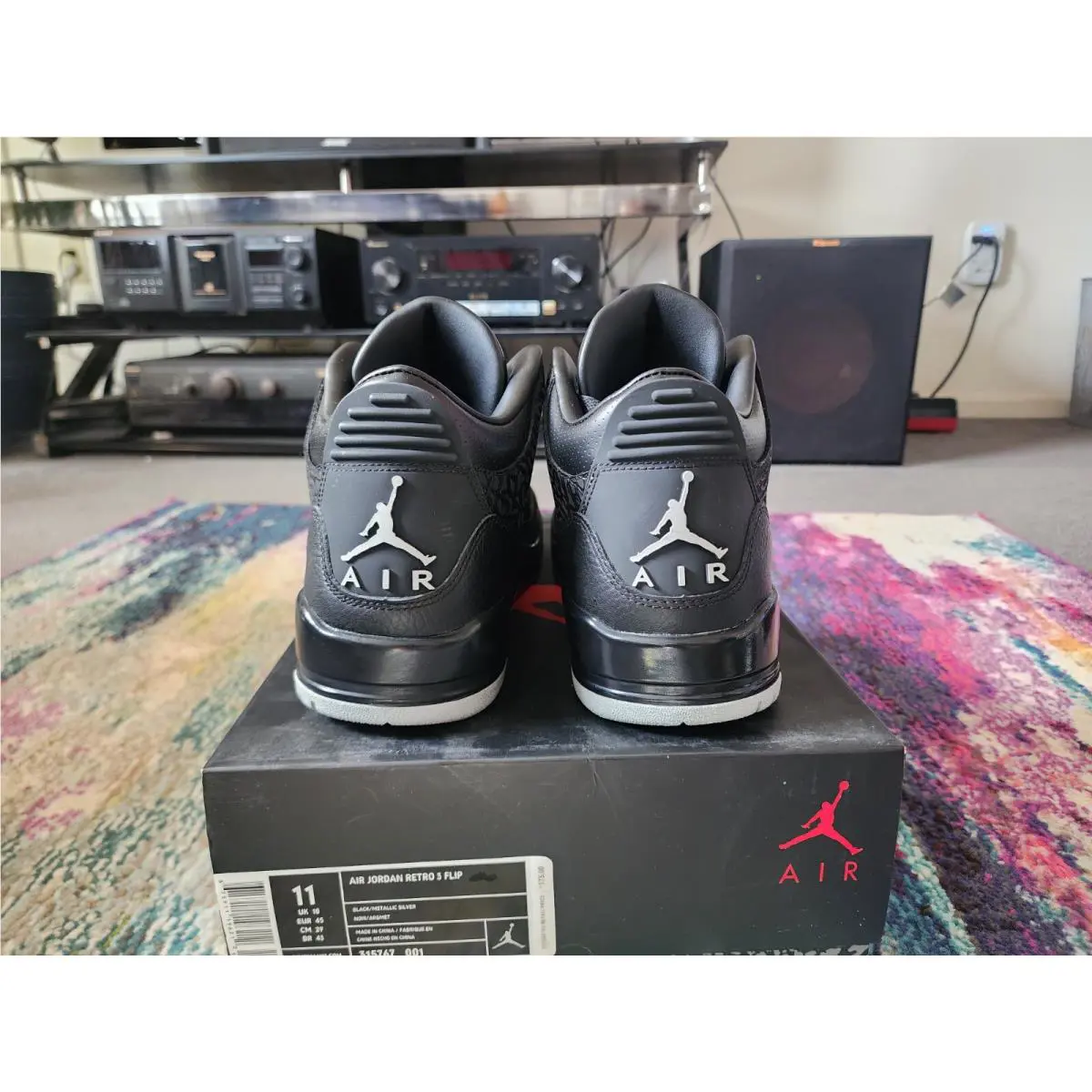 Nike shoes - Air Jordan 3 - Air - Black 2