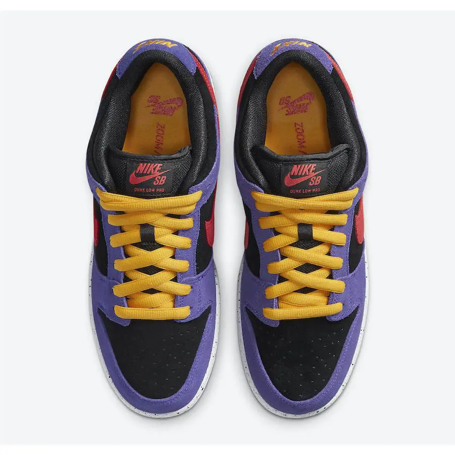 Nike shoes - Nike SB Dunk - Dunk - BQ6817-008 - BLACK/SUNBURST-VARSITY PURPLE NOIR/ECLAT DE SOLEIL 2
