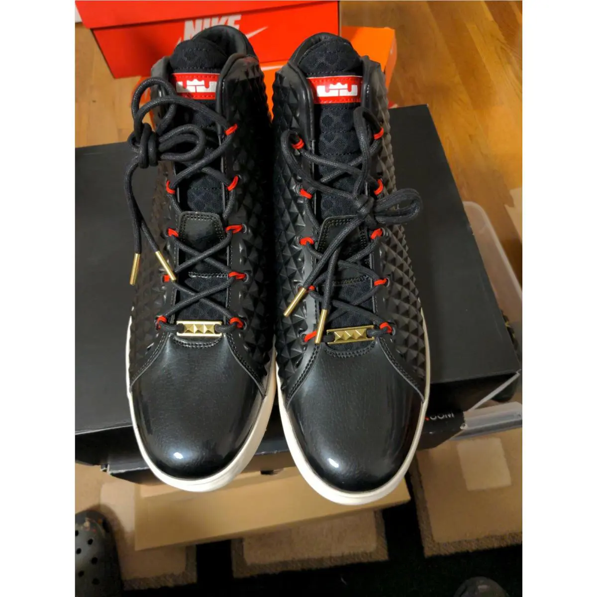Nike shoes - Nike LeBron XII NSW Lifestyle QS - 716417 001 - Black (UPC: 091201443208) 14