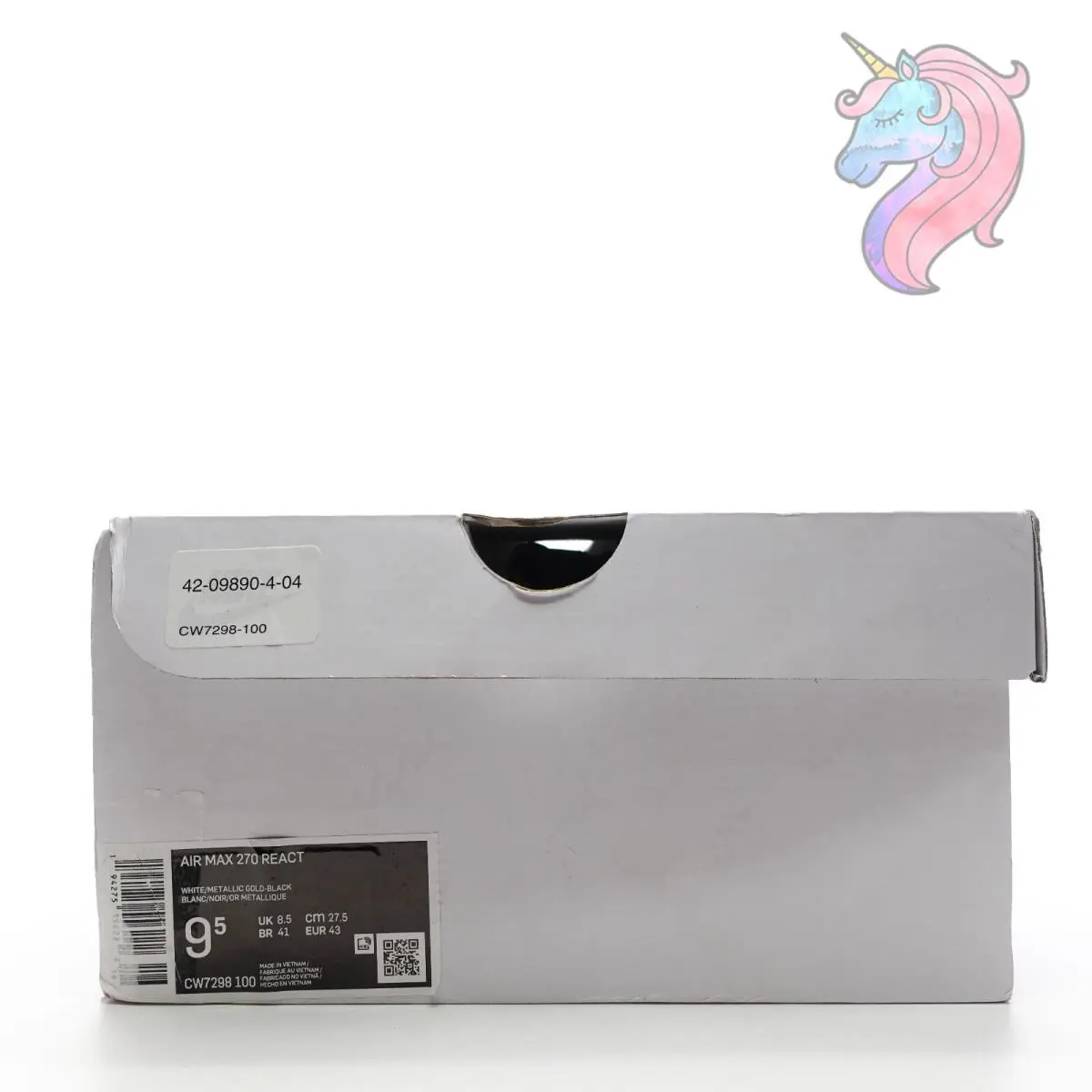 Nike shoes - Nike Air Max 270 - Air Max - CW7298 - White, Gold 12