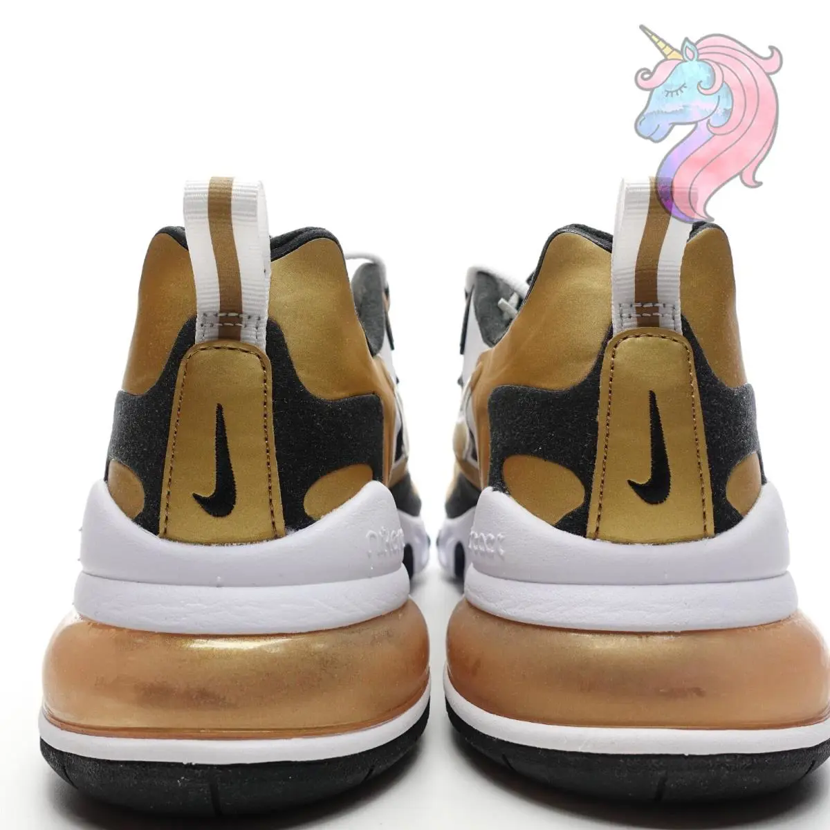 Nike shoes - Nike Air Max 270 - Air Max - CW7298 - White, Gold 9