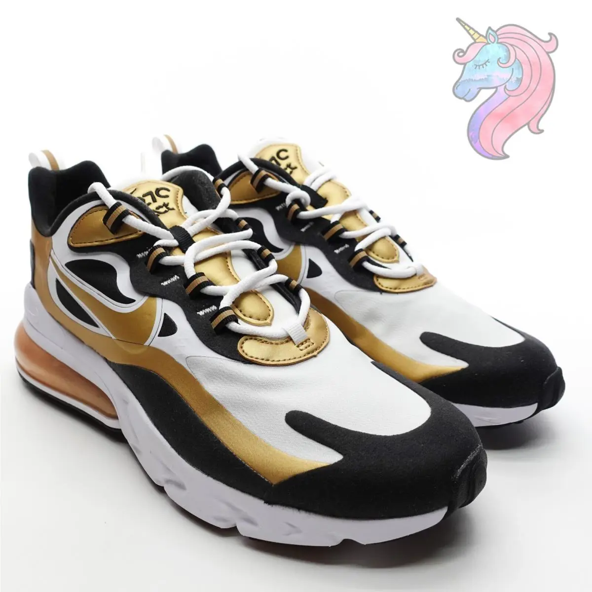 Nike shoes - Nike Air Max 270 - Air Max - CW7298 - White, Gold 5