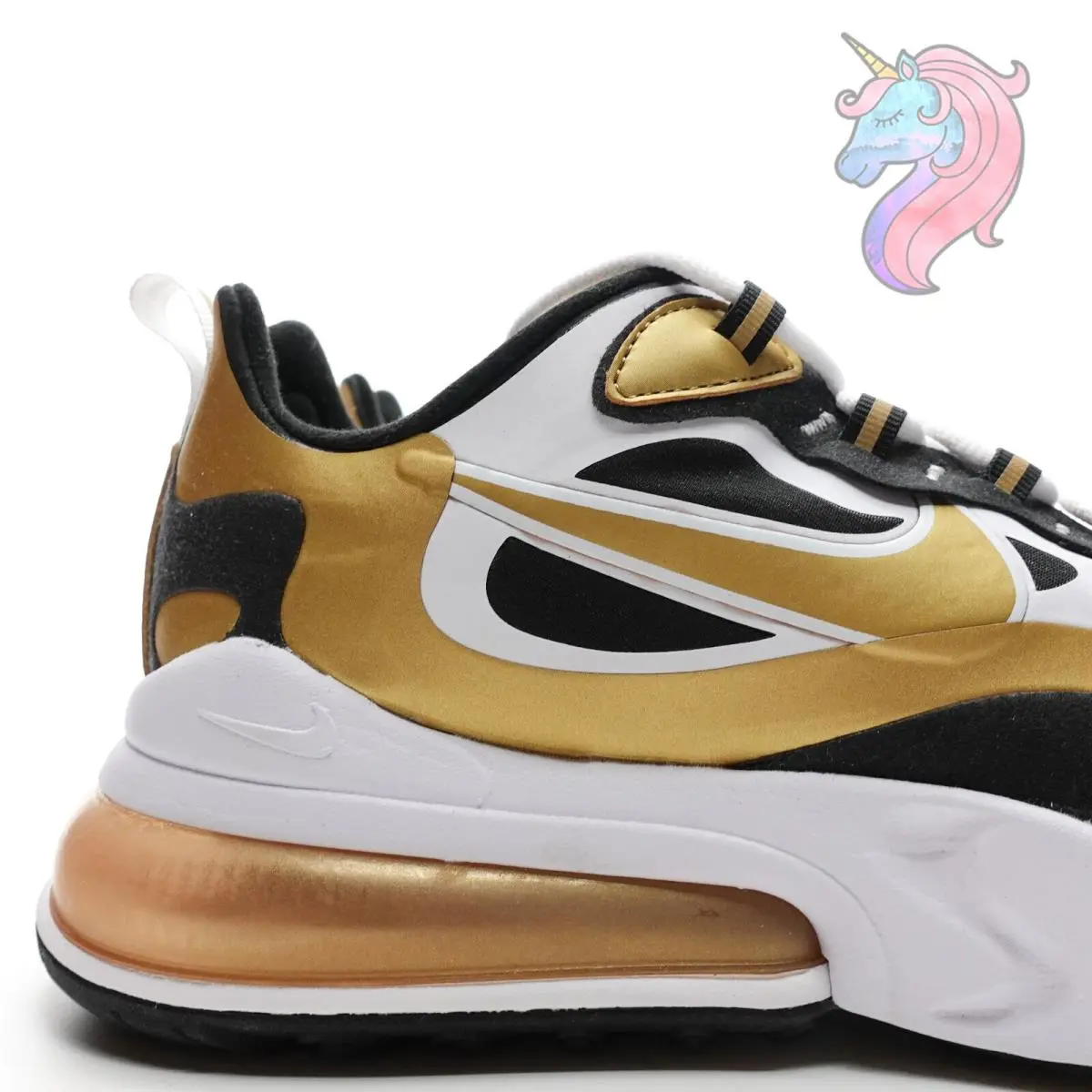 Nike shoes - Nike Air Max 270 - Air Max - CW7298 - White, Gold 6