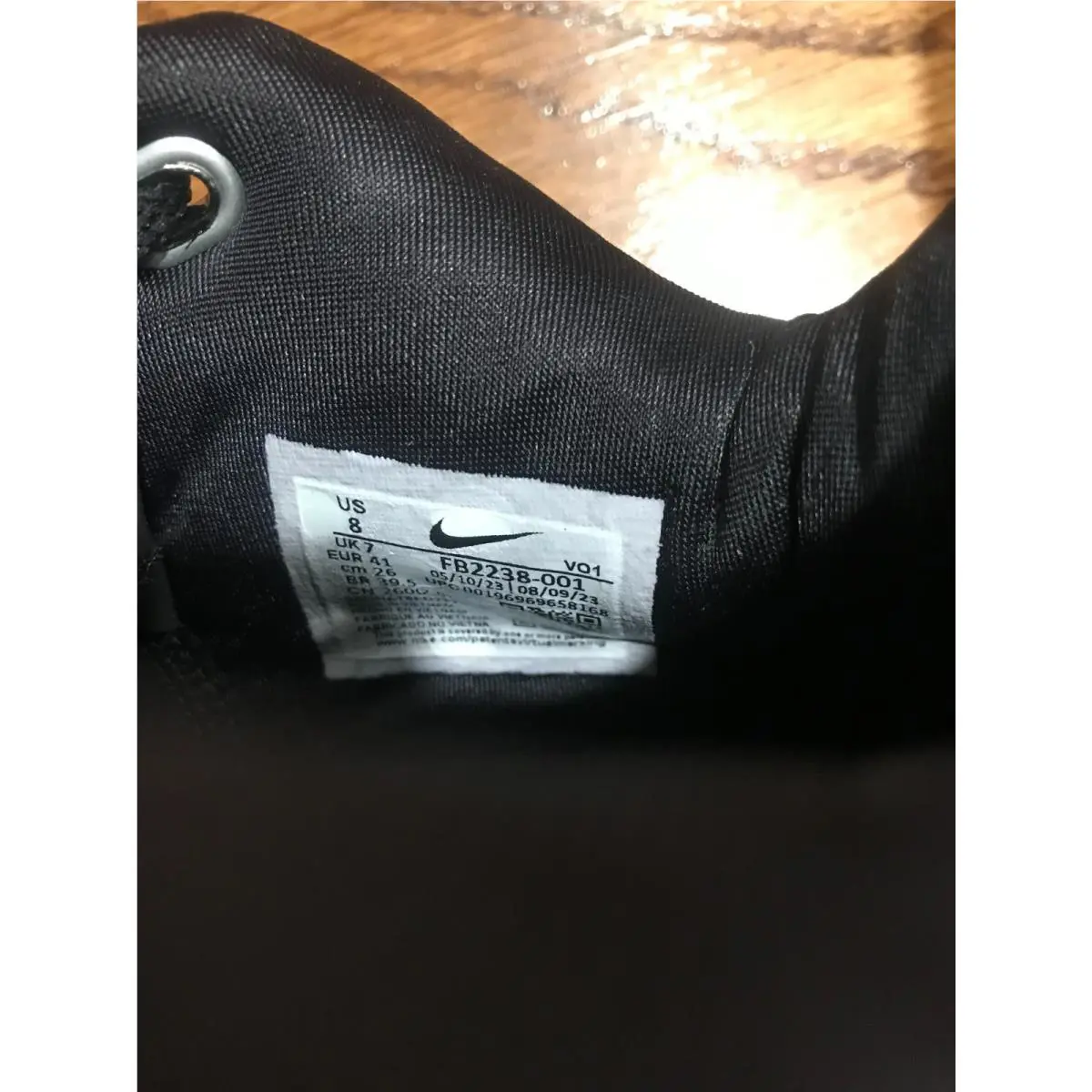 Nike shoes - Black/Iron Grey (UPC: 196969658168) 7