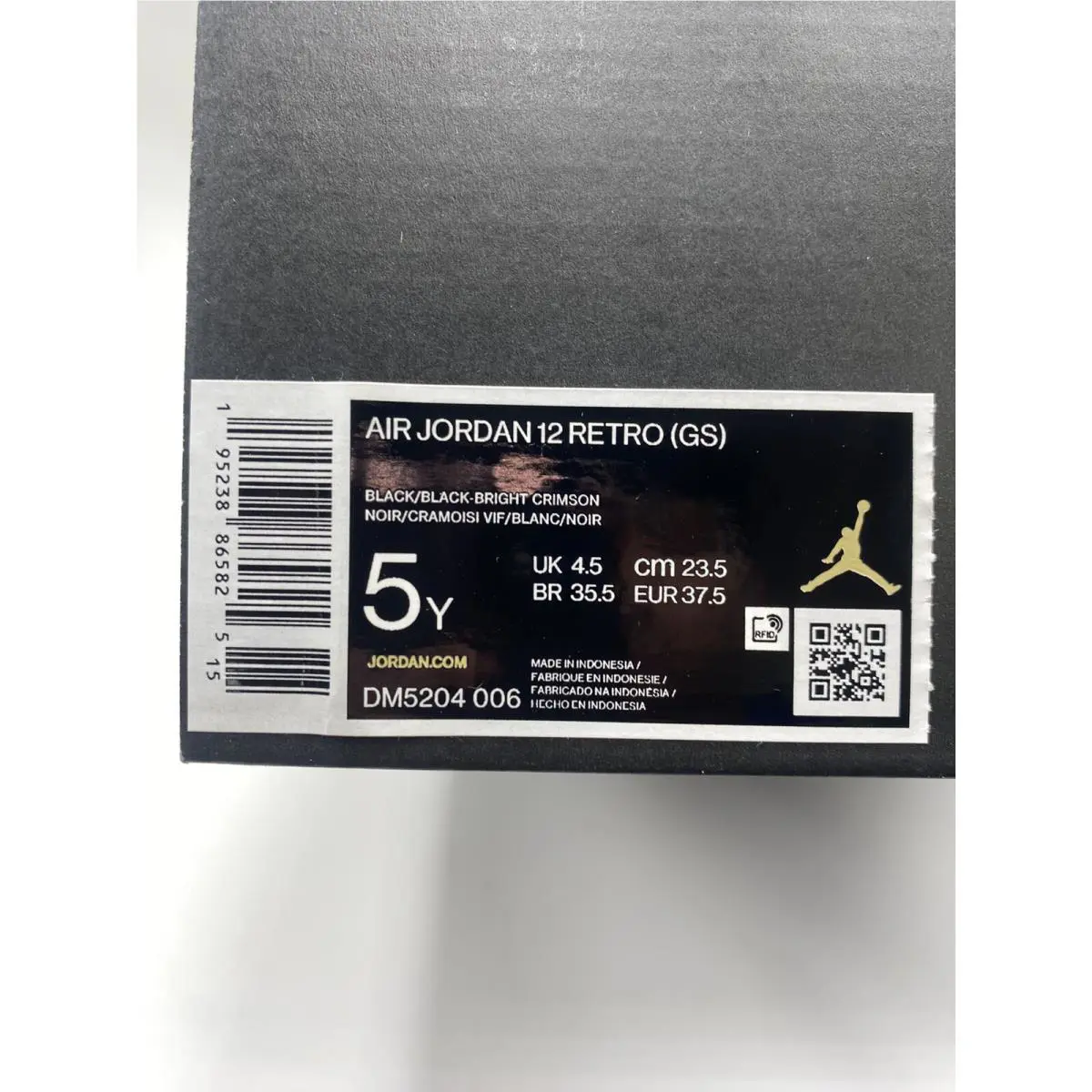 Nike shoes - Air Jordan 12 - Air - DM5204 006 - Black/Bright Crimson (UPC: 195238865825) 6
