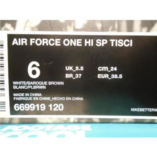 Nike shoes - Nike Air Force One Hi SP Tisci - 669919-120 - White 13