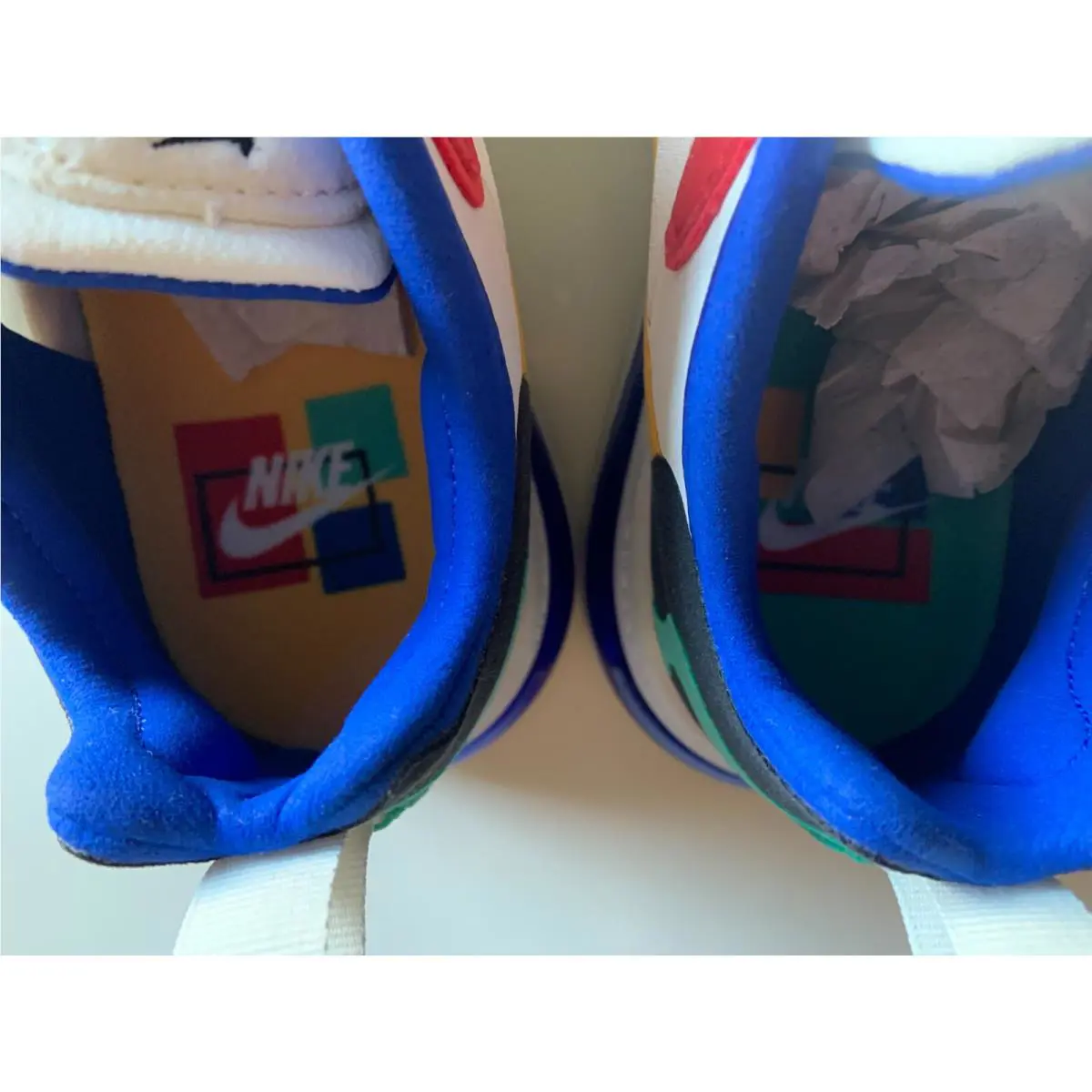 Nike shoes - White / Gold / Multi (UPC: 193145537453) 7