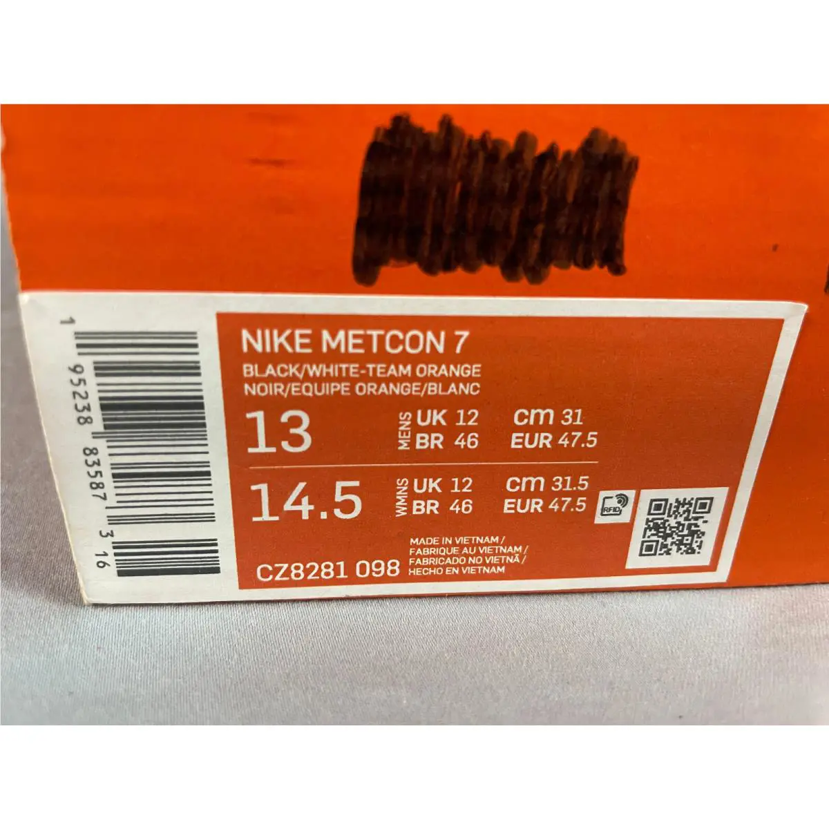 Nike shoes - Nike Metcon - Metcon - Black (UPC: 195238835873) 7