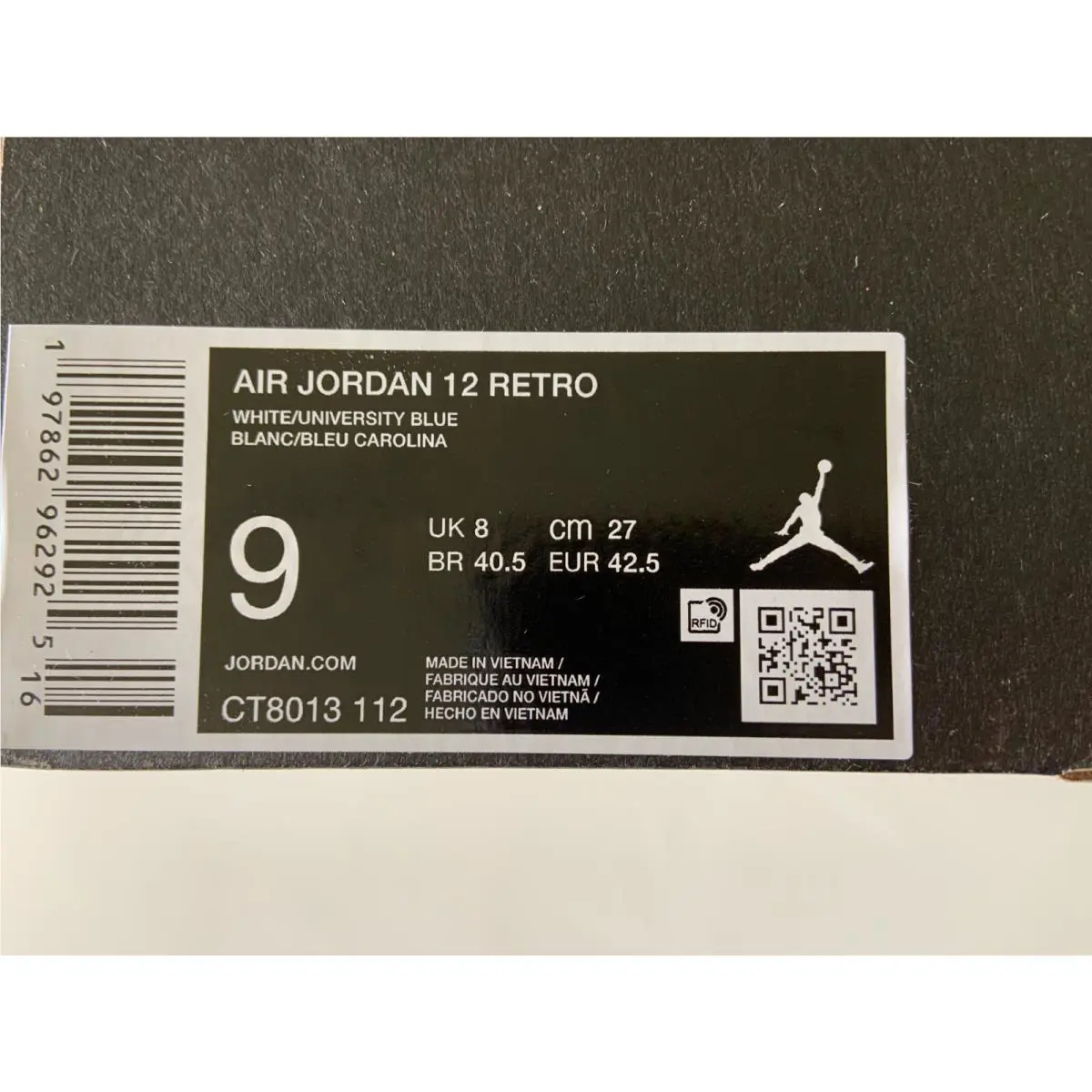 Nike shoes - White / University Blue (UPC: 197862962925) 1