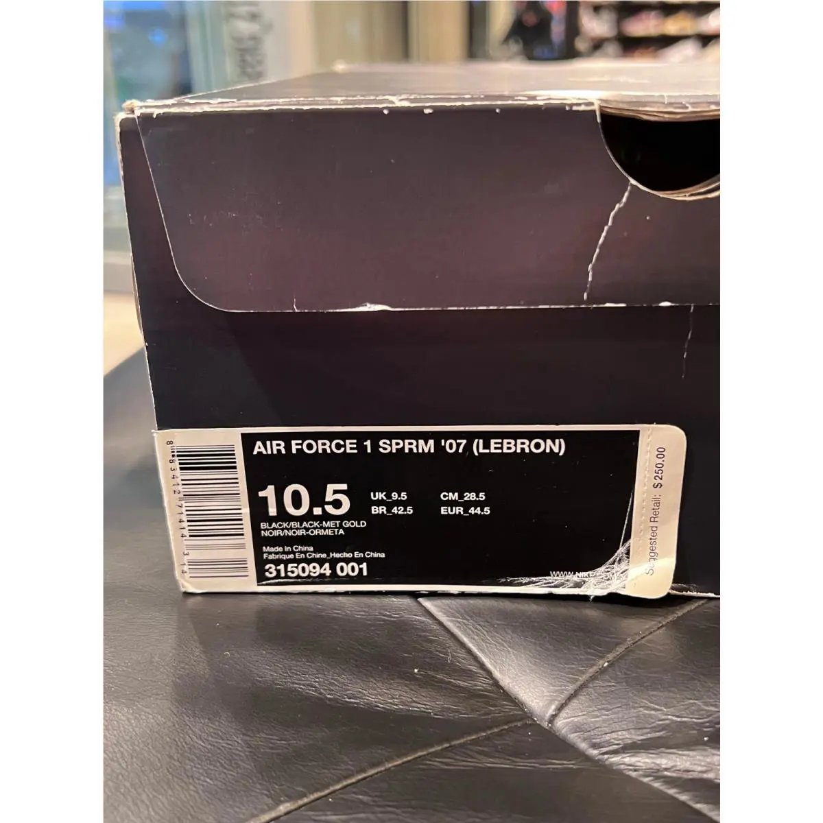 Nike shoes - Nike Air Force 1 - Air Force - 315094-001 - Black 4