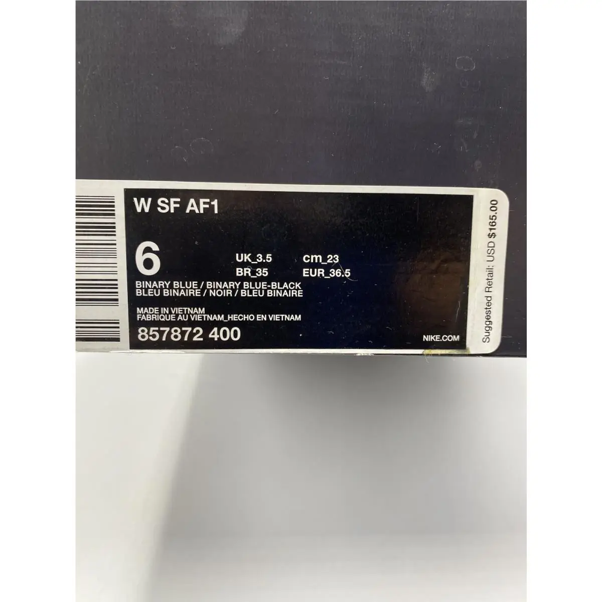 Nike shoes - Nike Air Force 1 - Air Force - 857872 400 - Blue (UPC: 884751686115) 6