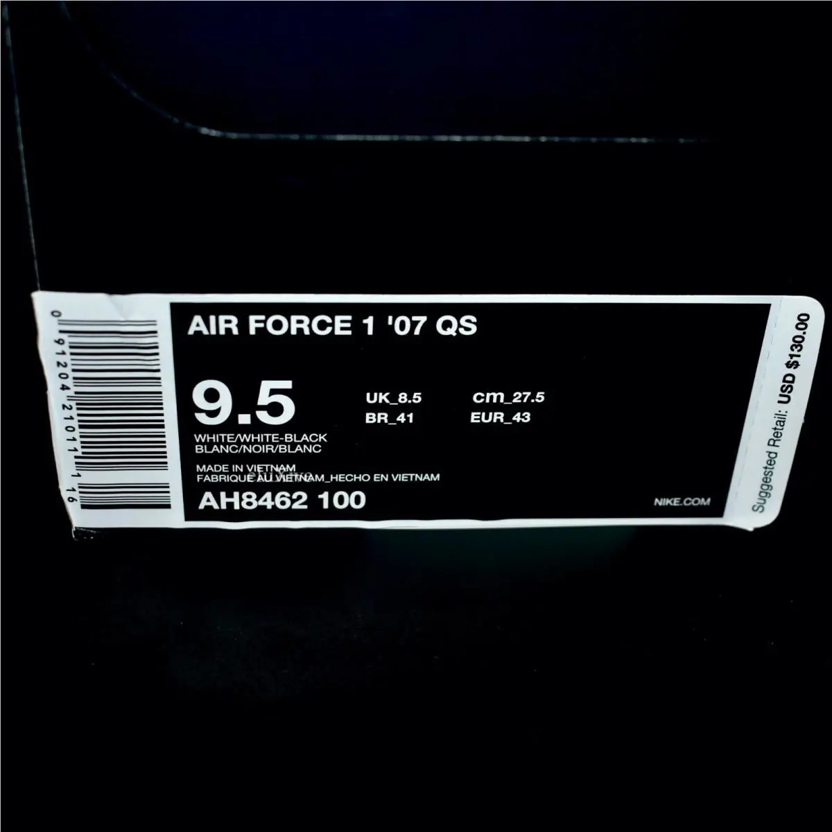 Nike shoes - Nike Air Force 1 - Air Force - AH8462-100 - White 10