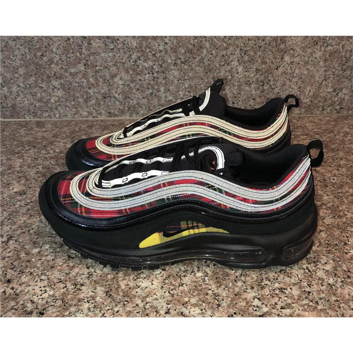 Nike shoes - Nike Air Max 97 - Air Max - AV8220 001 - Black, Manufacturer: Black/Black-University Red 0