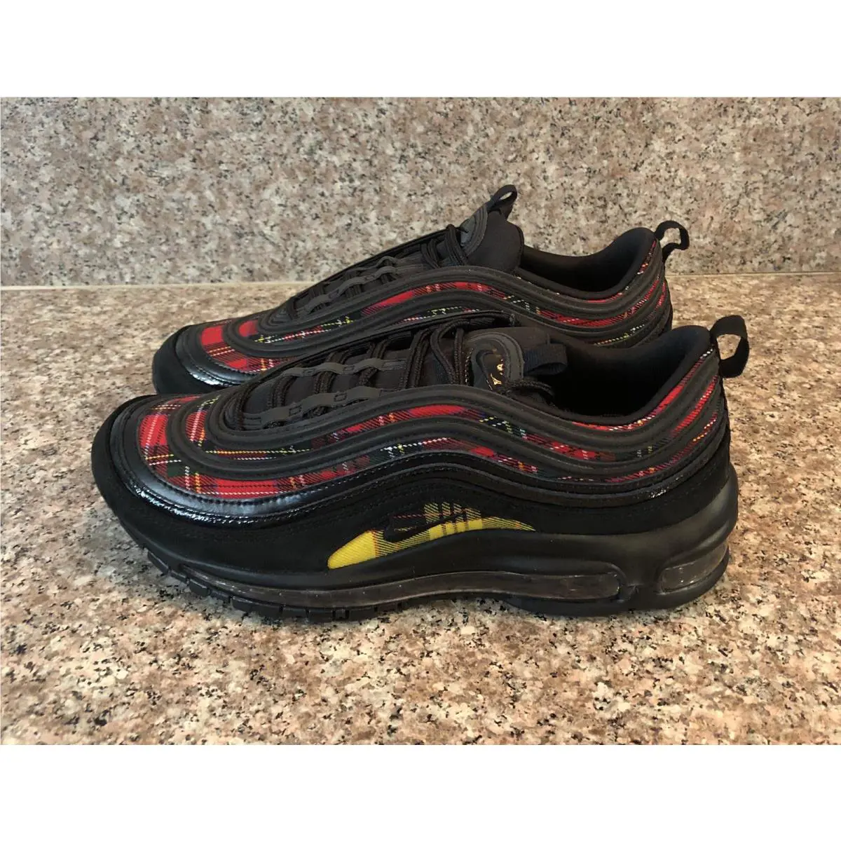 Nike shoes - Nike Air Max 97 - Air Max - AV8220 001 - Black, Manufacturer: Black/Black-University Red 2