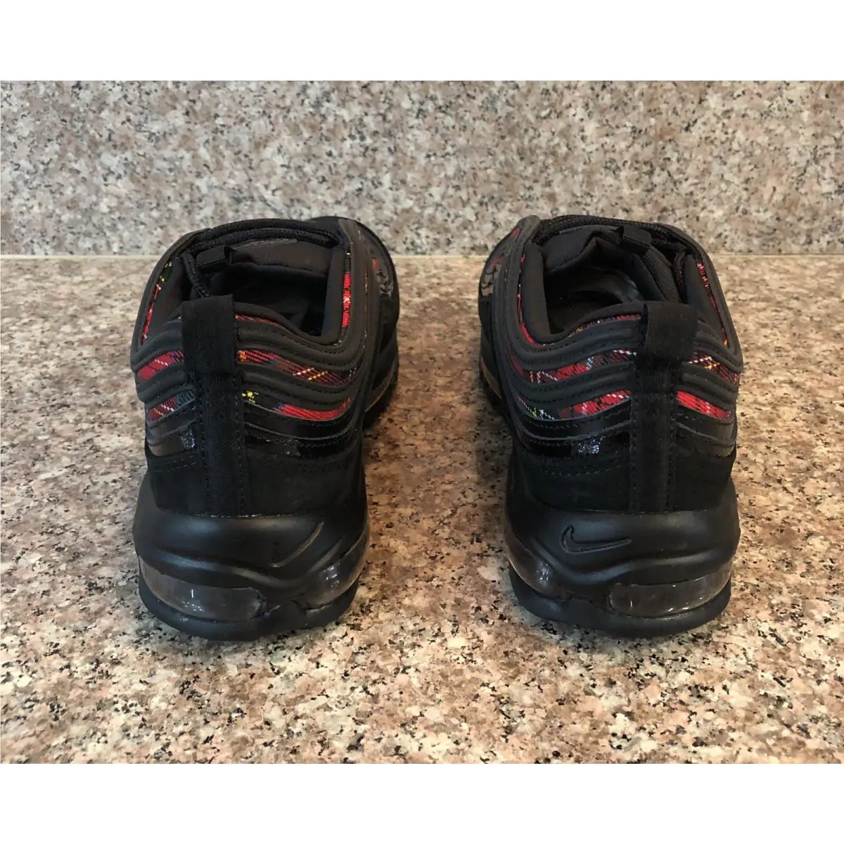 Nike shoes - Nike Air Max 97 - Air Max - AV8220 001 - Black, Manufacturer: Black/Black-University Red 5