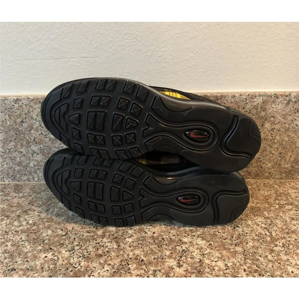 Nike shoes - Nike Air Max 97 - Air Max - AV8220 001 - Black, Manufacturer: Black/Black-University Red 7