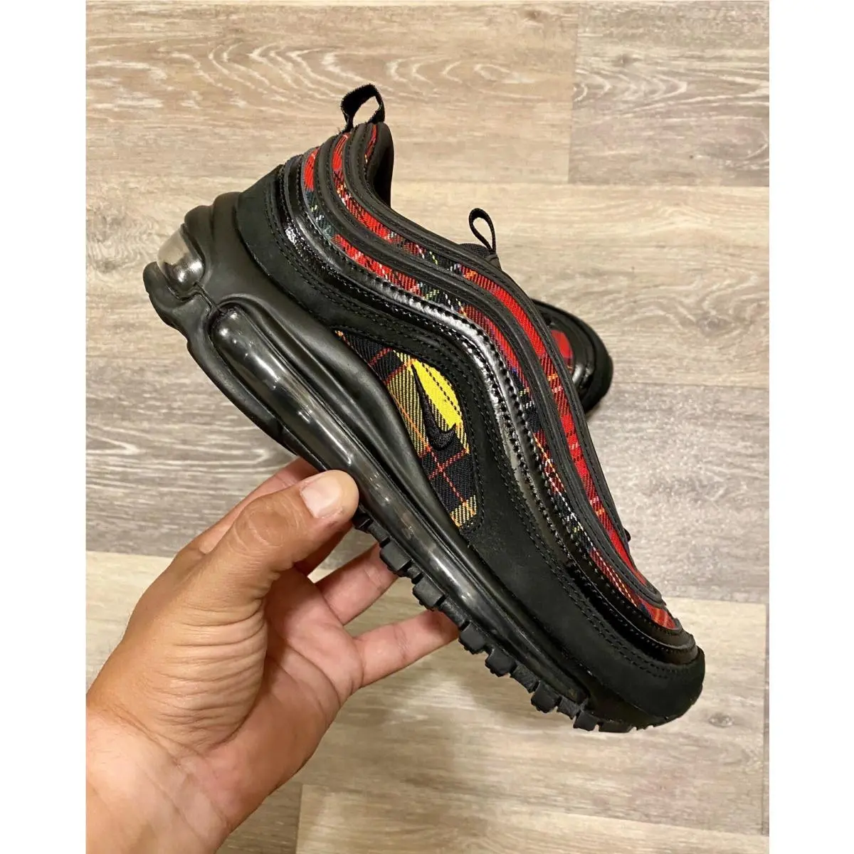 Nike shoes - Nike Air Max 97 - Air Max - AV8220-001 - Black Yellow Red 8