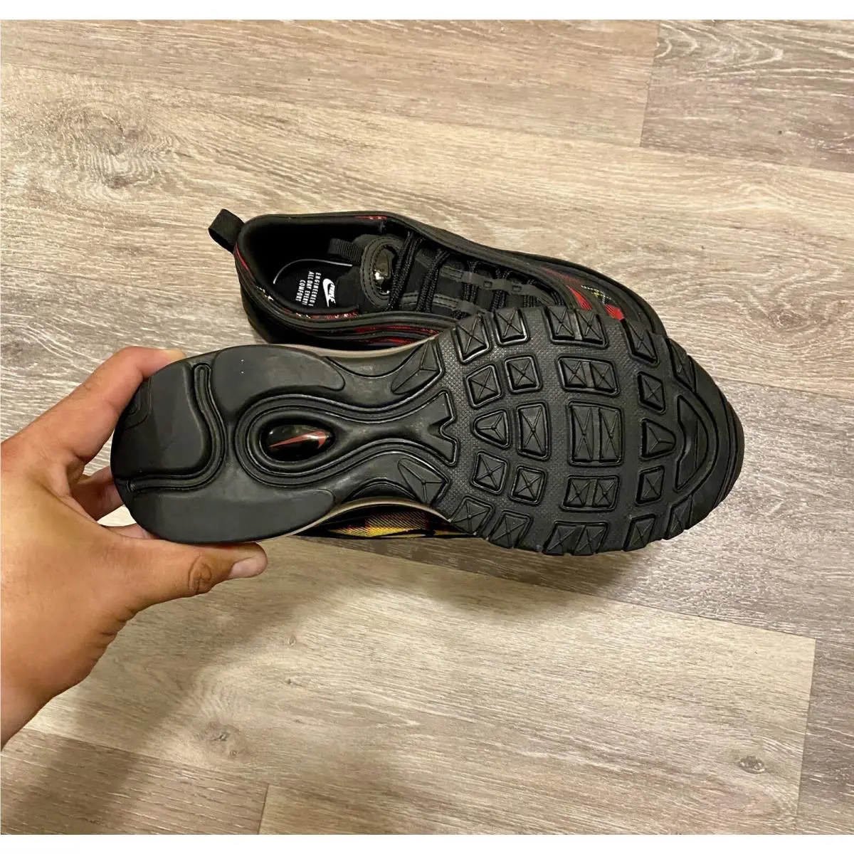 Nike shoes - Nike Air Max 97 - Air Max - AV8220-001 - Black Yellow Red 9
