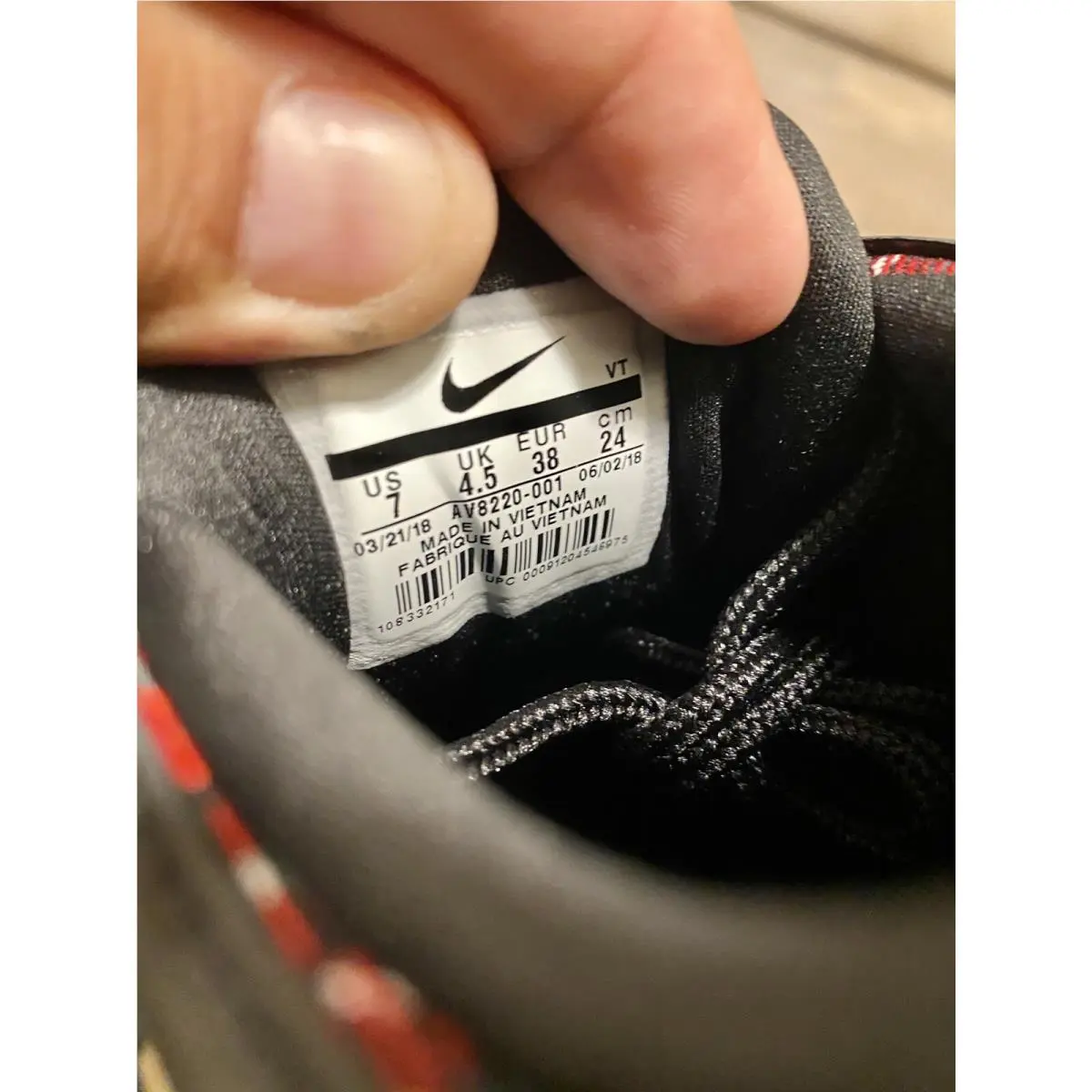 Nike shoes - Nike Air Max 97 - Air Max - AV8220-001 - Black Yellow Red 10