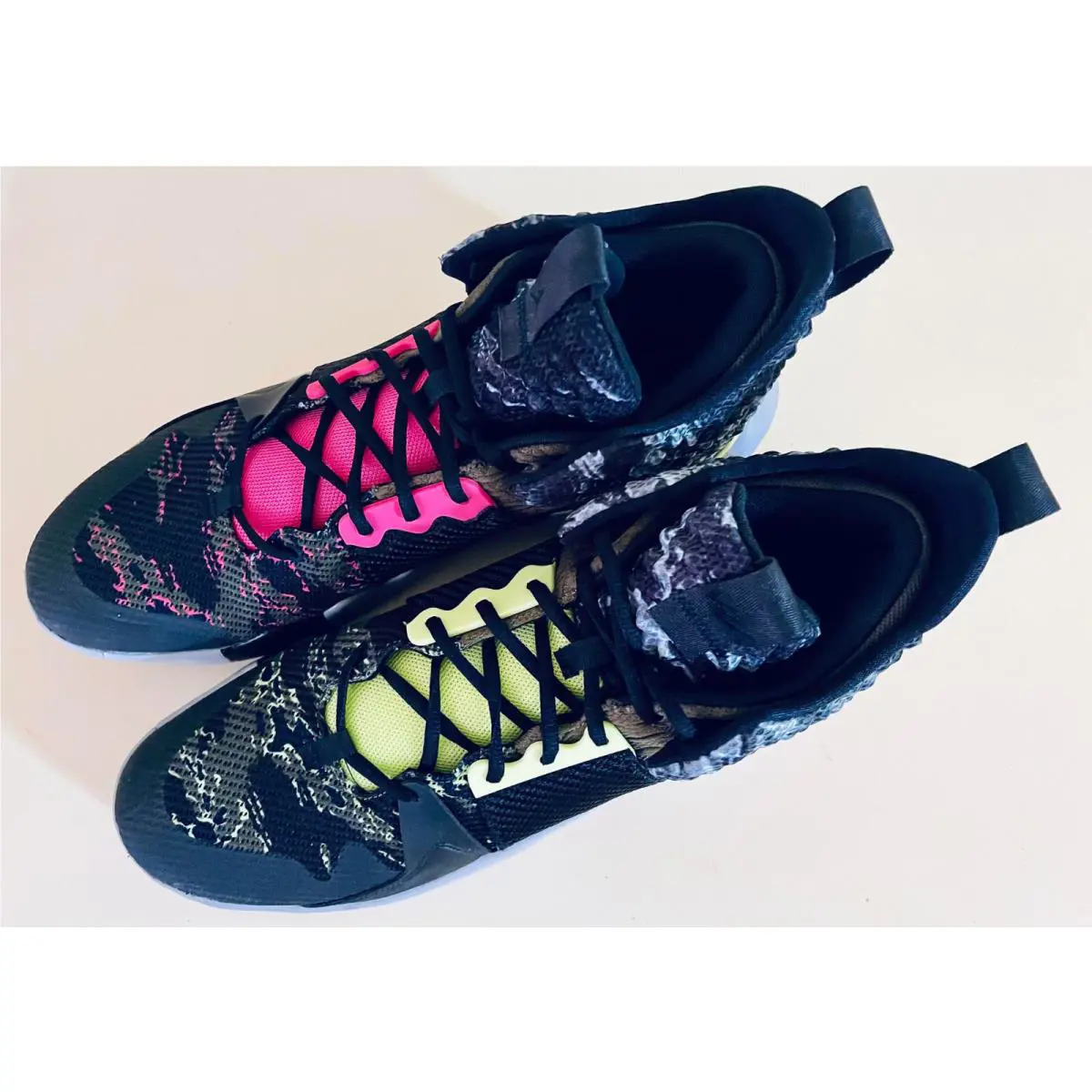 Nike shoes - Jordan `Why Not?` ZER0.2 - AO6219003 - Light Smoke Grey/Black-Cyber-Hyper Pink/Yellow 8