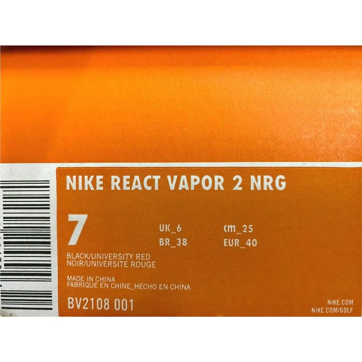 Nike shoes - Nike React Vapor - React Vapor - BV2108-001 - Black/Bred 2