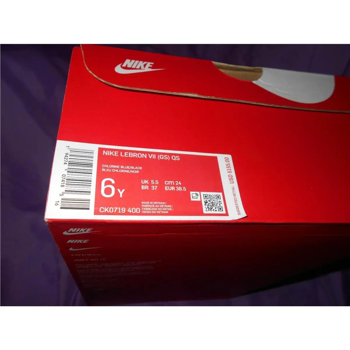 Nike shoes - ALL STAR - ALL STAR - CK0719-400 - CLORINE BLUE BLACK 4