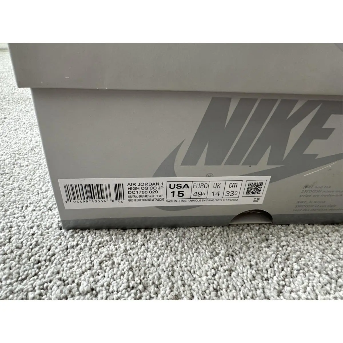 Nike shoes - Air Jordan Retro - Air Retro - Silver 0