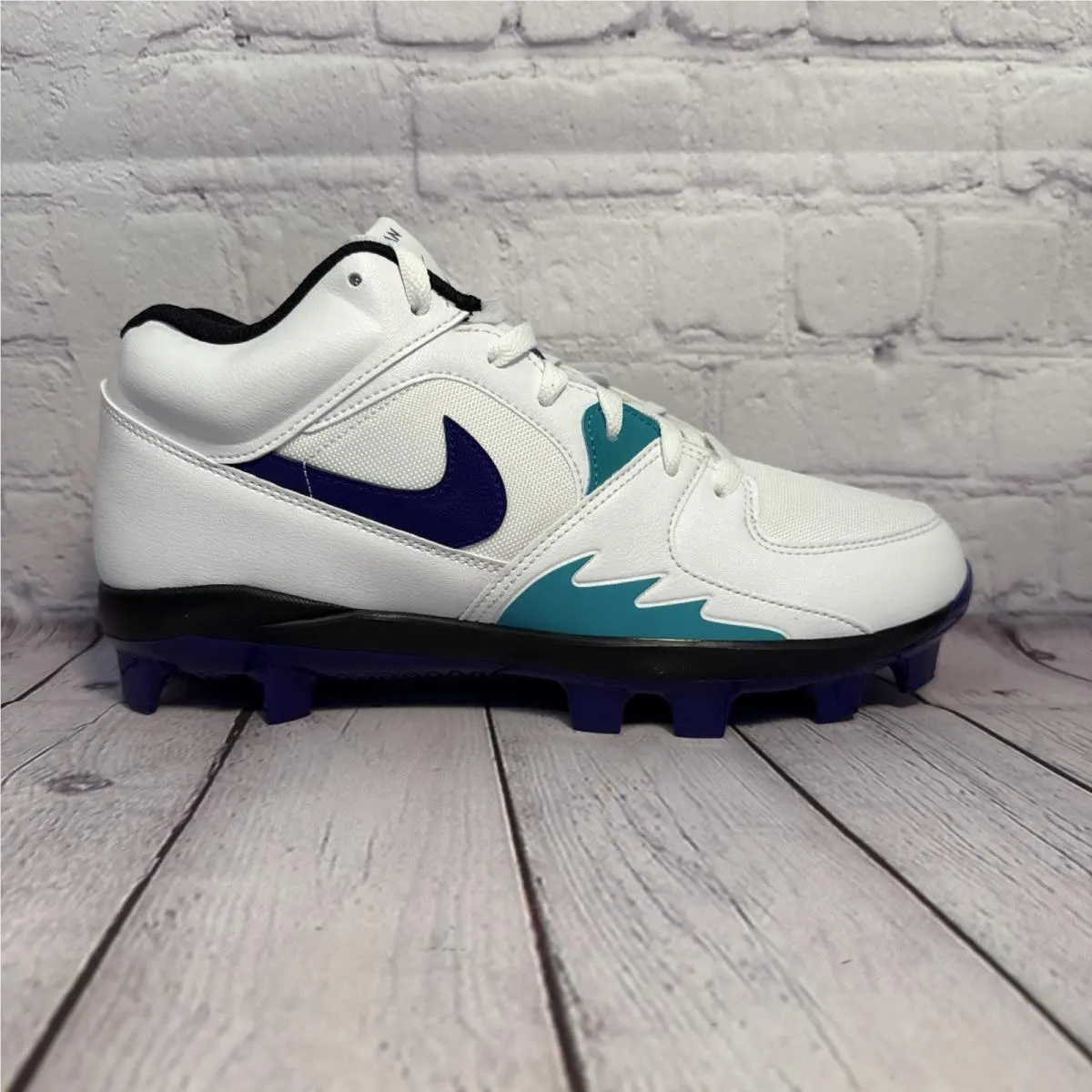 Nike shoes - Air Jordan 1 Low - Air Low - HQ0211-105 - White / Purple / Teal (UPC: 0198483406317) 0