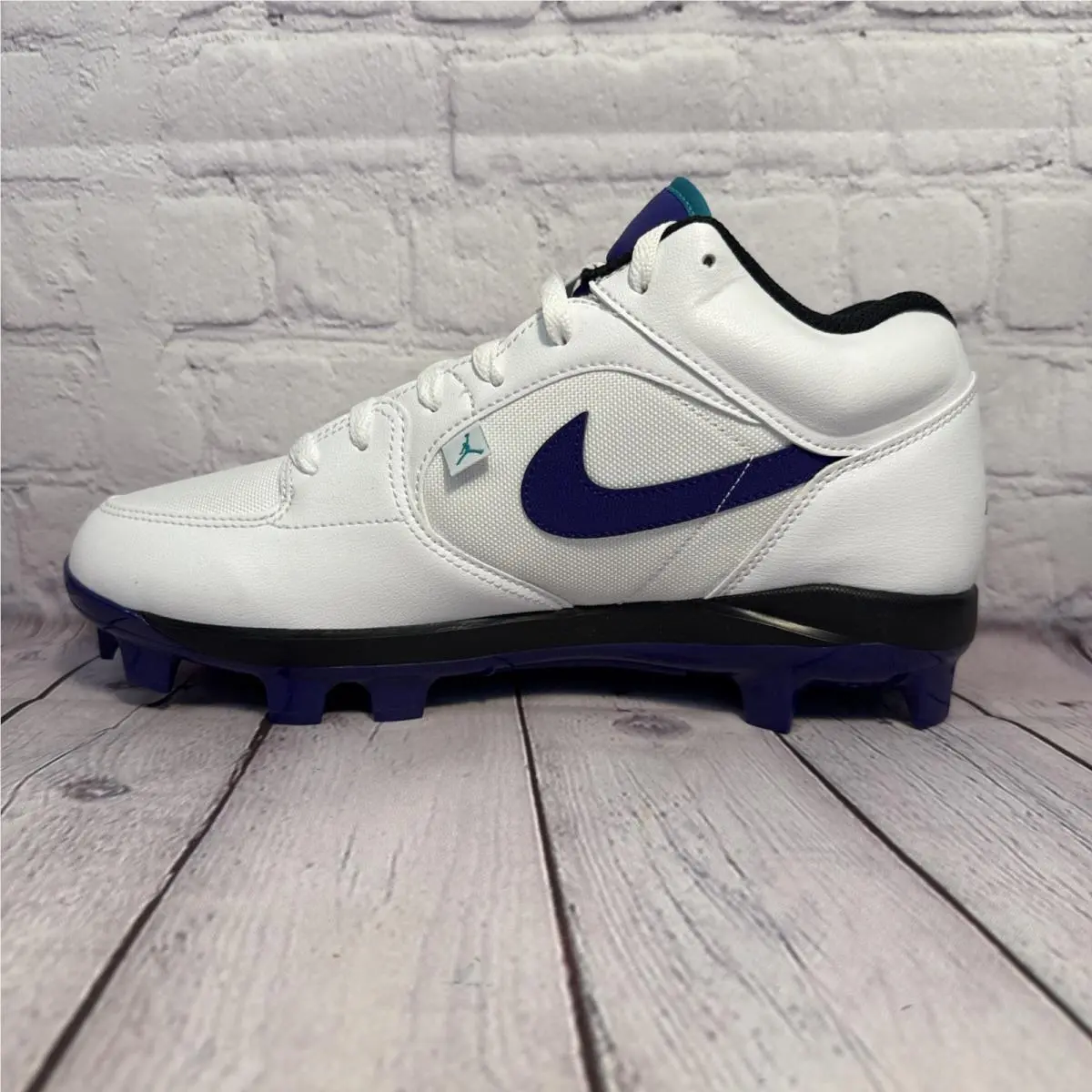 Nike shoes - Air Jordan 1 Low - Air Low - HQ0211-105 - White / Purple / Teal (UPC: 0198483406317) 1
