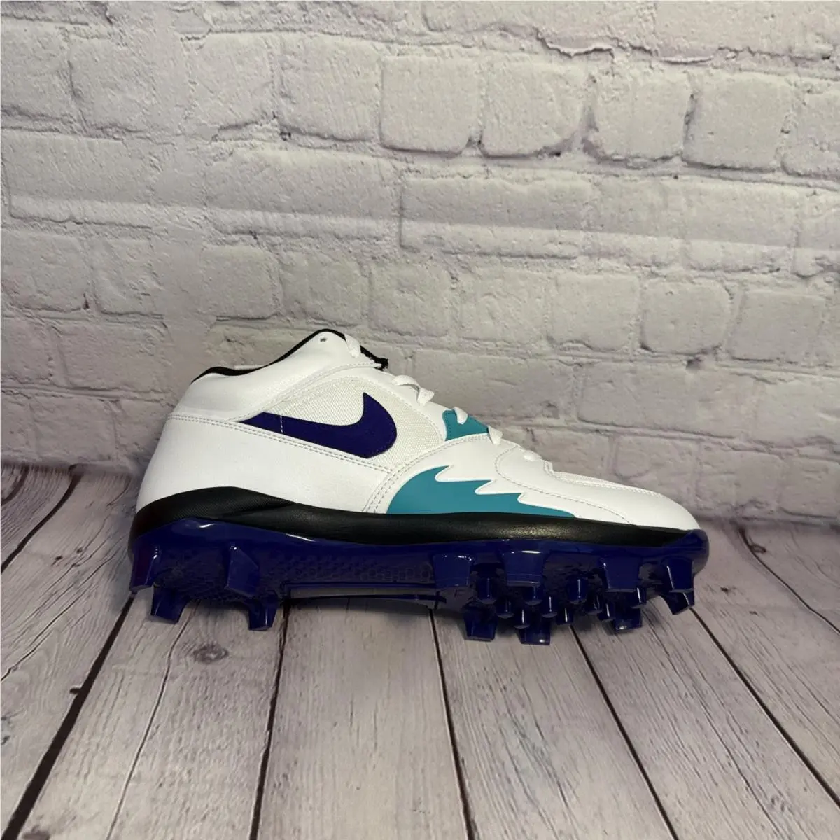 Nike shoes - Air Jordan 1 Low - Air Low - HQ0211-105 - White / Purple / Teal (UPC: 0198483406317) 7