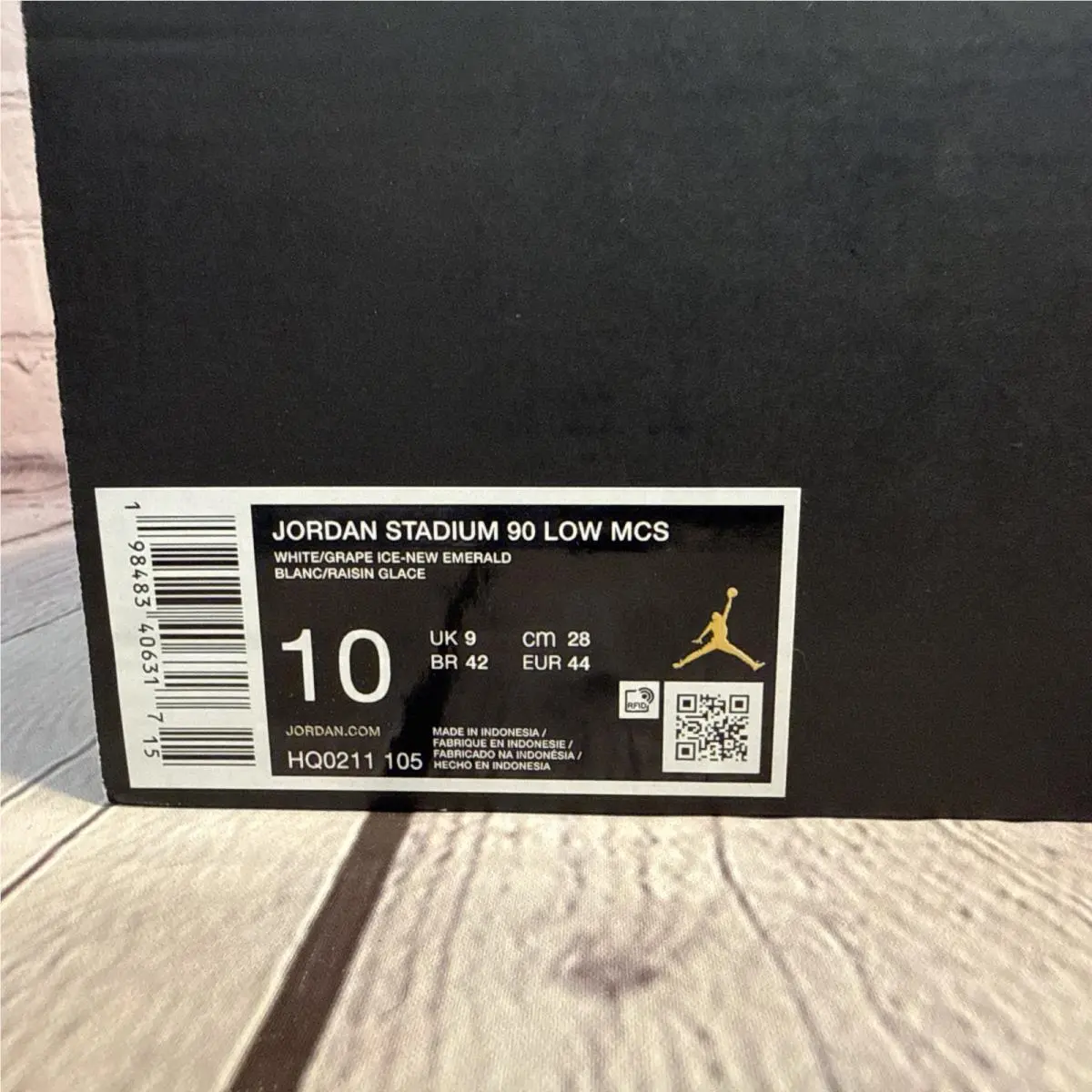Nike shoes - Air Jordan 1 Low - Air Low - HQ0211-105 - White / Purple / Teal (UPC: 0198483406317) 9