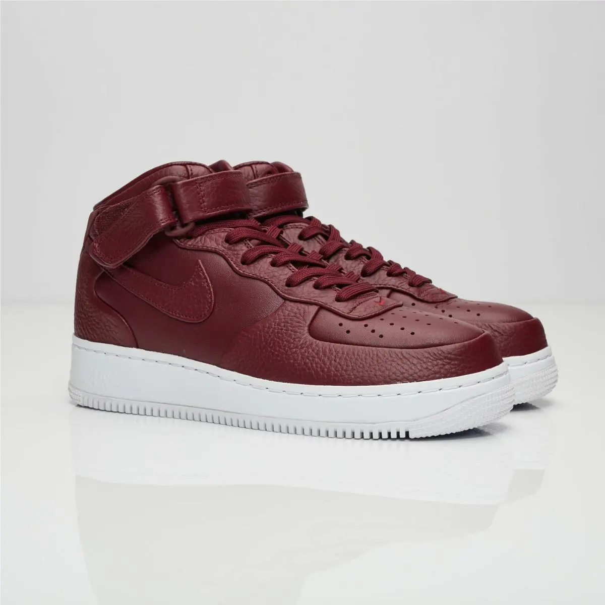 Nike Air Force 1 Mid Night Maroon 819677-661 Men Size US 4.5