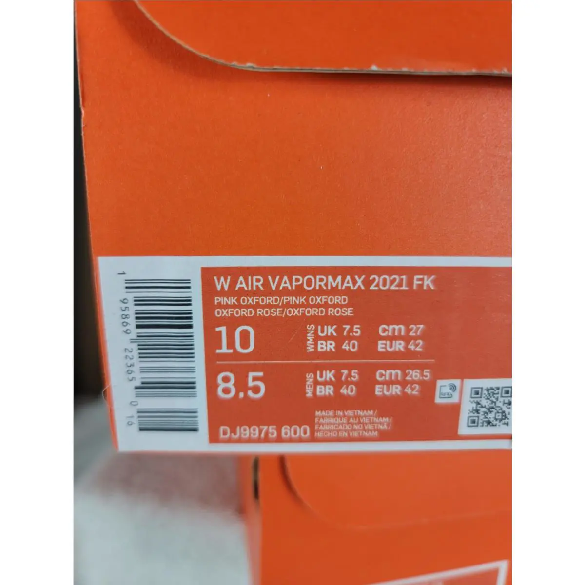 Nike shoes - Nike Air VaporMax Flyknit - Air VaporMax Flyknit - Pink (UPC: 195869223636) 16