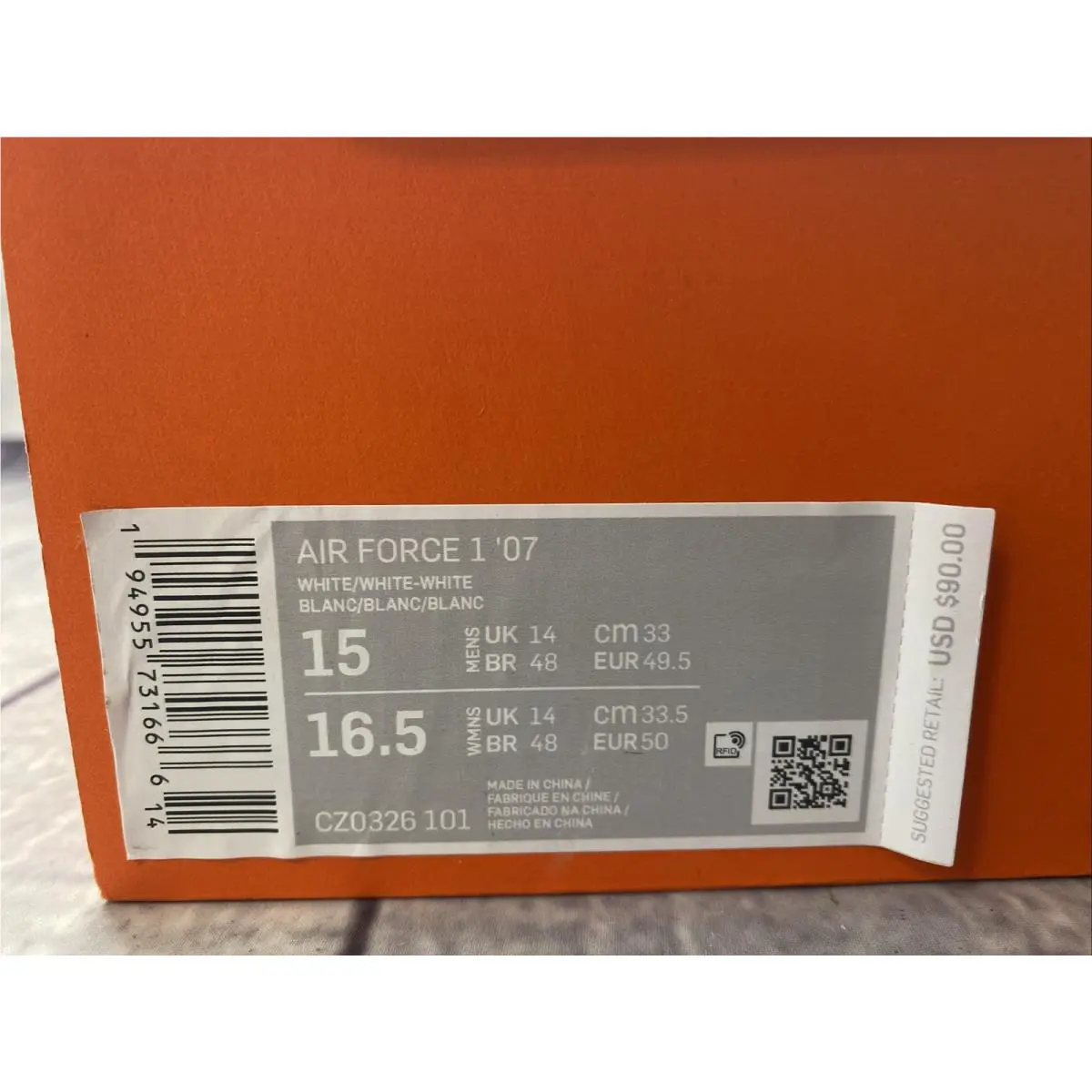Nike shoes - Air Force 1 Low - Air Force Low - White Team Red 10