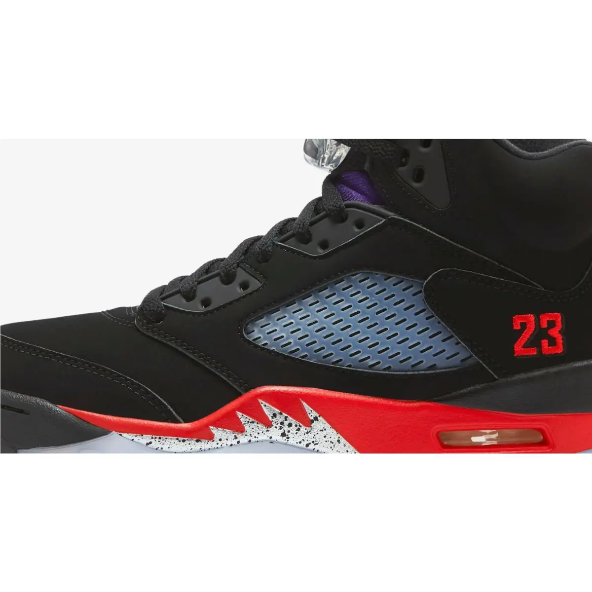 Nike shoes - Air Jordan Retro - Air Retro - BLACK FIRE RED METALLIC SILVER GRAPE ICE 5