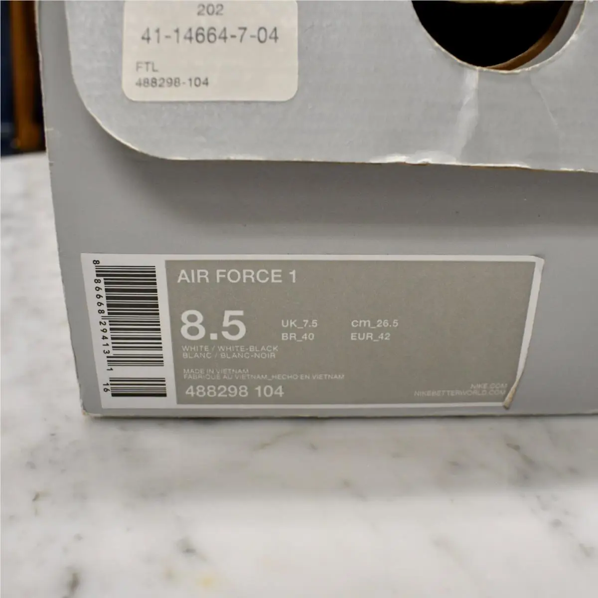 Nike shoes - Nike Air Force 1 - Air Force - 488298-104 - White 8