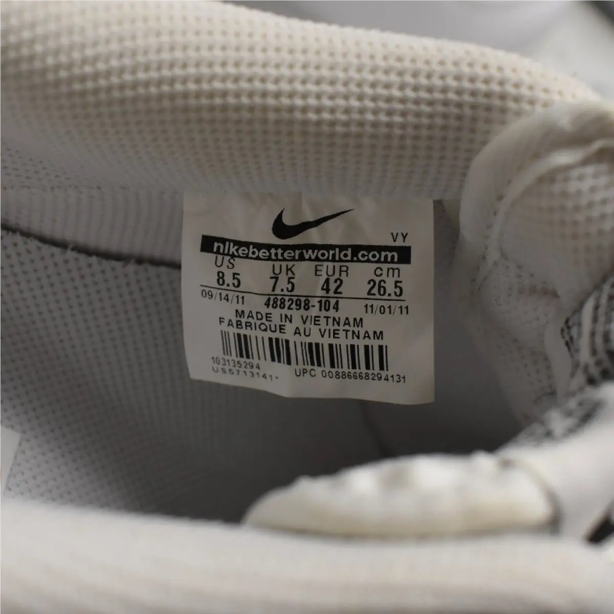 Nike shoes - Nike Air Force 1 - Air Force - 488298-104 - White 7