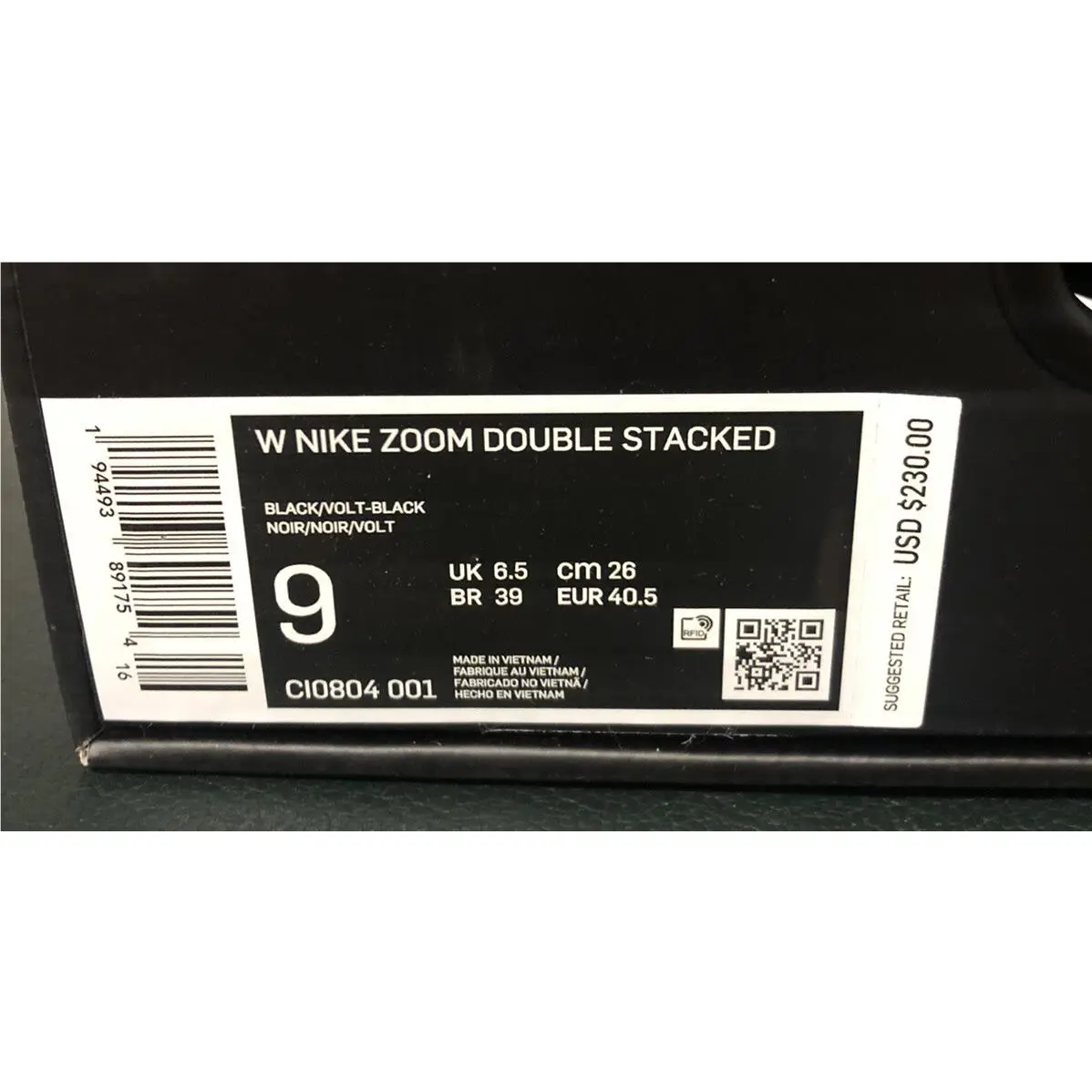 Nike shoes - zoom double stacked - zoom double stacked - Black 5