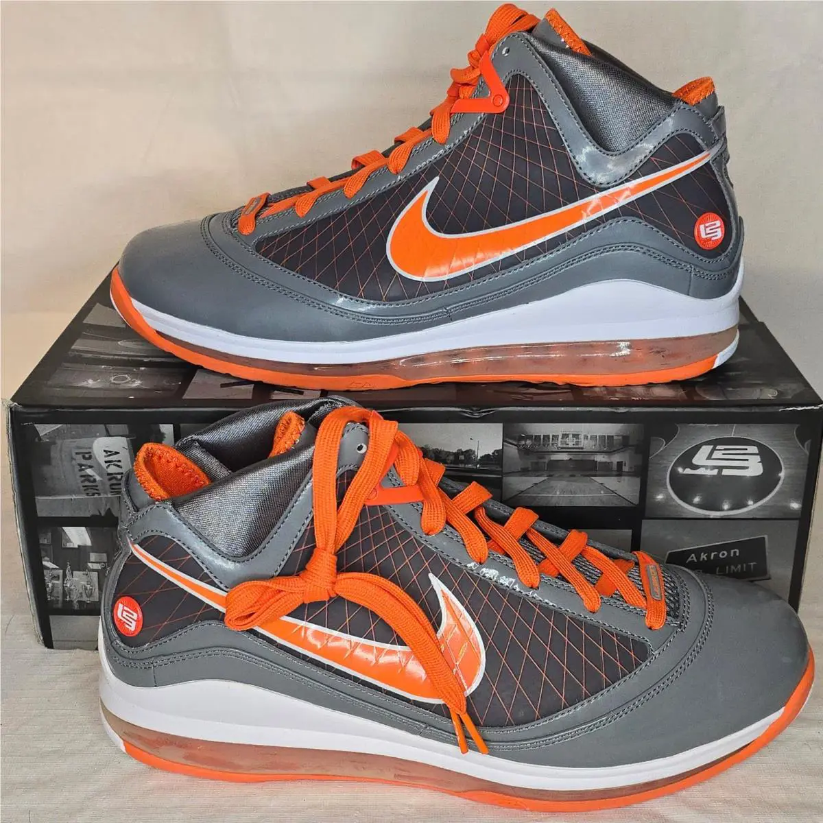 Nike shoes - Nike Air Max LeBron VII - 393320 003 - Gray 1