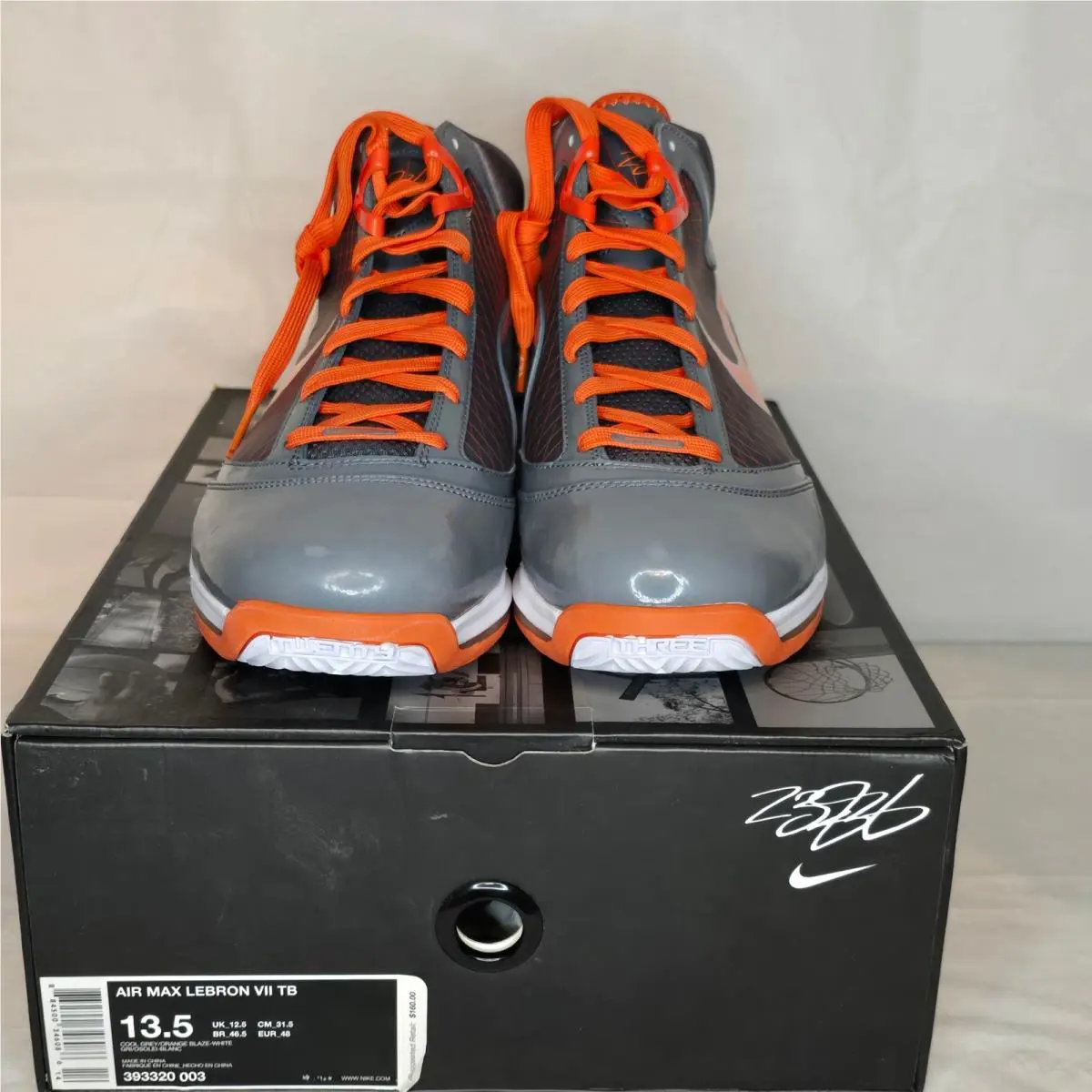 Nike shoes - Nike Air Max LeBron VII - 393320 003 - Gray 0