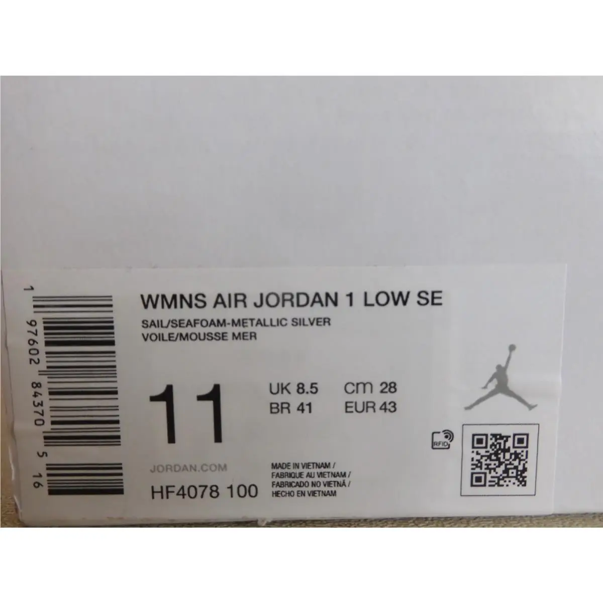 Nike shoes - Air Jordan 1 Low SE - HF4078-100 - Green (UPC: 197602843705) 6