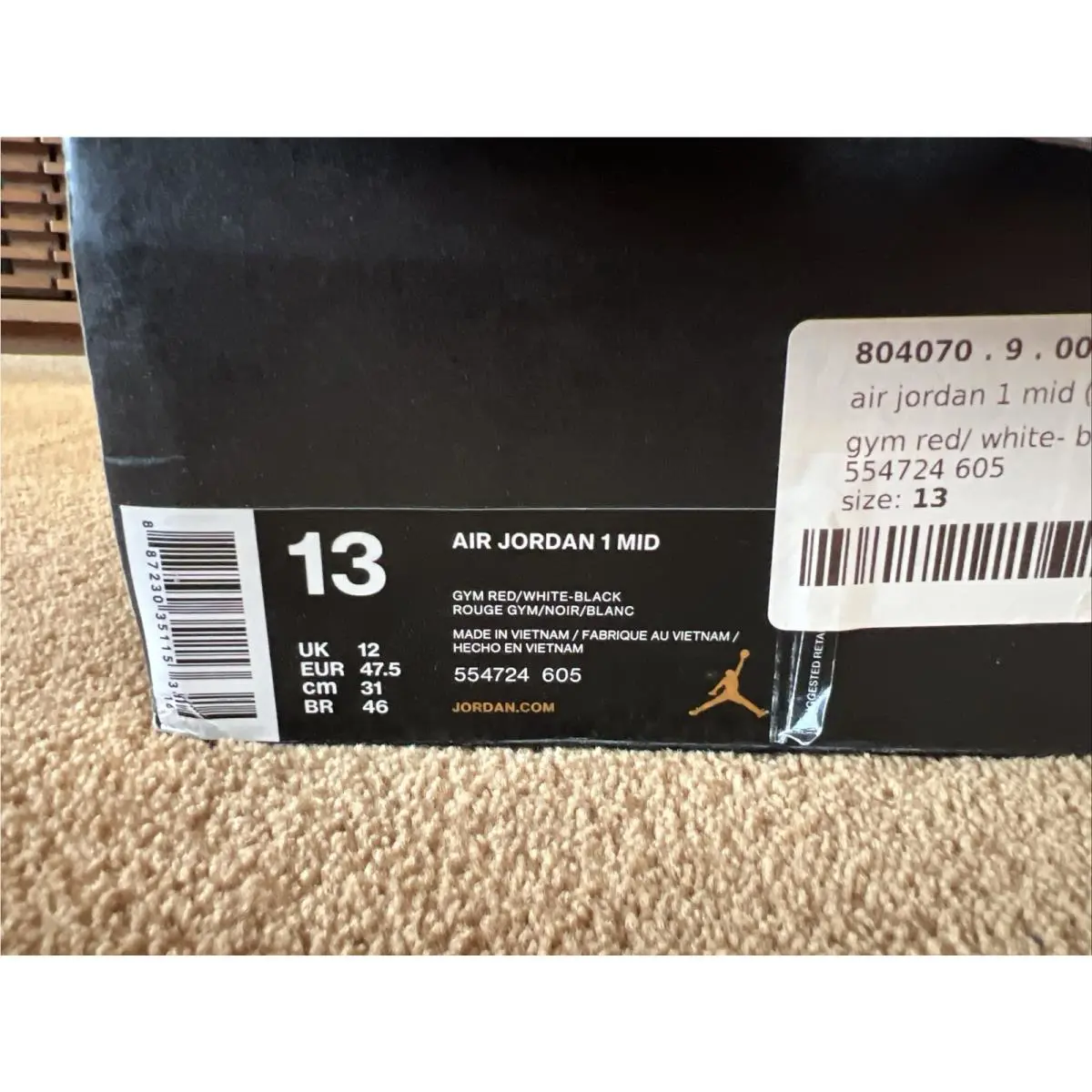 Nike shoes - Nike Air Jordan 1 - Air - 554724-605 - Multicolor 0