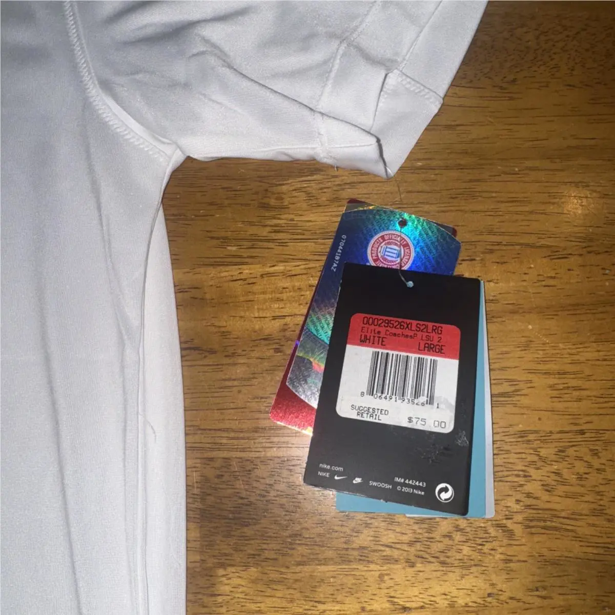 Nike clothing - Nike Dri-Fit - White (UPC: 0806491935261) 0