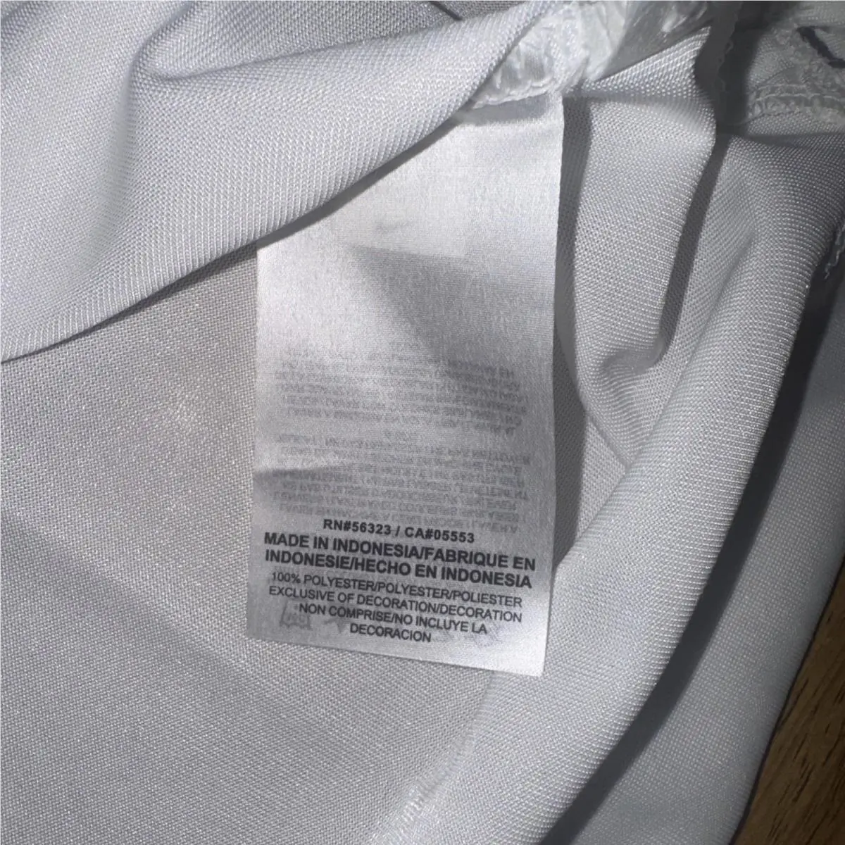 Nike clothing - Nike Dri-Fit - White (UPC: 0806491935261) 5