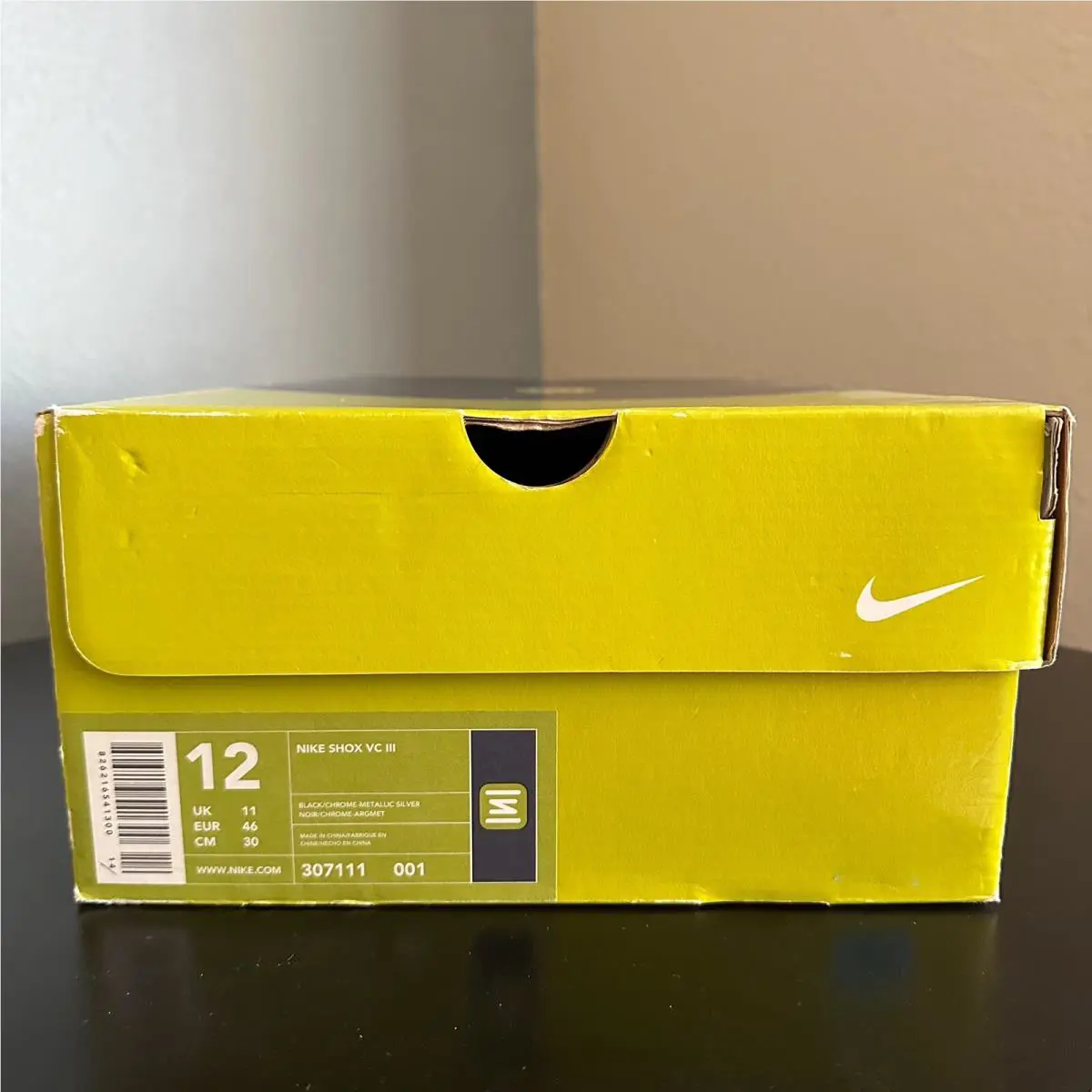 Nike shoes - Nike Shox VC - Shox - 307111001 - Black (UPC: 0826216541300) 4