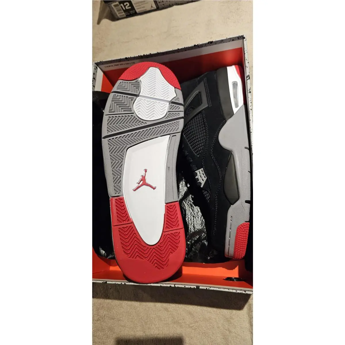 Nike shoes - Air Jordan 4 - Air - 308497-060 - Black (UPC: 0192499457592) 0