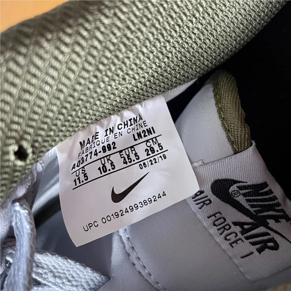 Nike shoes - Nike Air Force 1 - Air Force - Gray 5