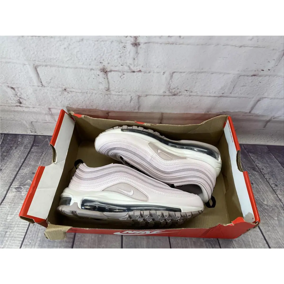 Nike shoes - NIKE AIR MAX 97 - AIR MAX - 921733 - PALE PINK/ PALE PINK-VIOLET ASH 9