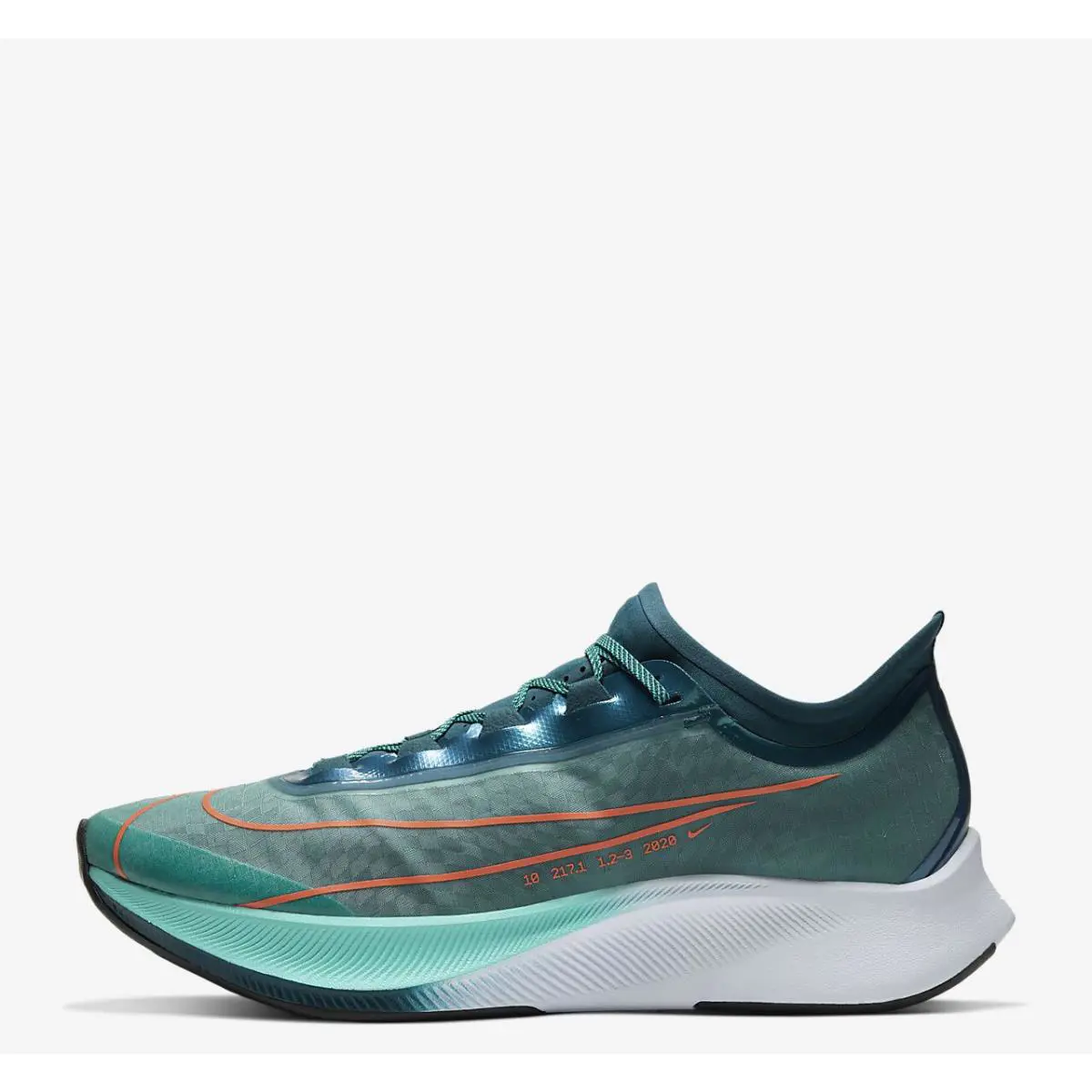 Nike shoes - Zoom Fly 3 - Zoom Fly - Neptune Green/Hyper Crimson 4