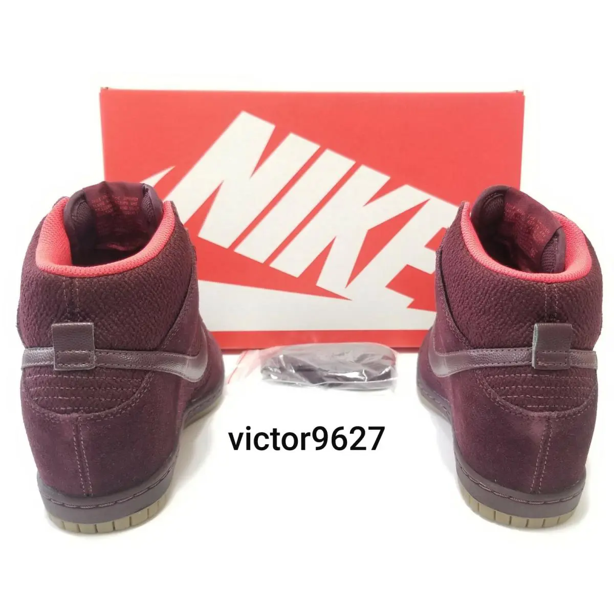 Nike shoes - Nike Dunk Sky Hi Essential Burgundy Gum Mesh - 644877 601 - Burgundy Gum, Manufacturer: DP Burgundy/DP Burgundy-Action Red-Gum (UPC: 883418909680) 6